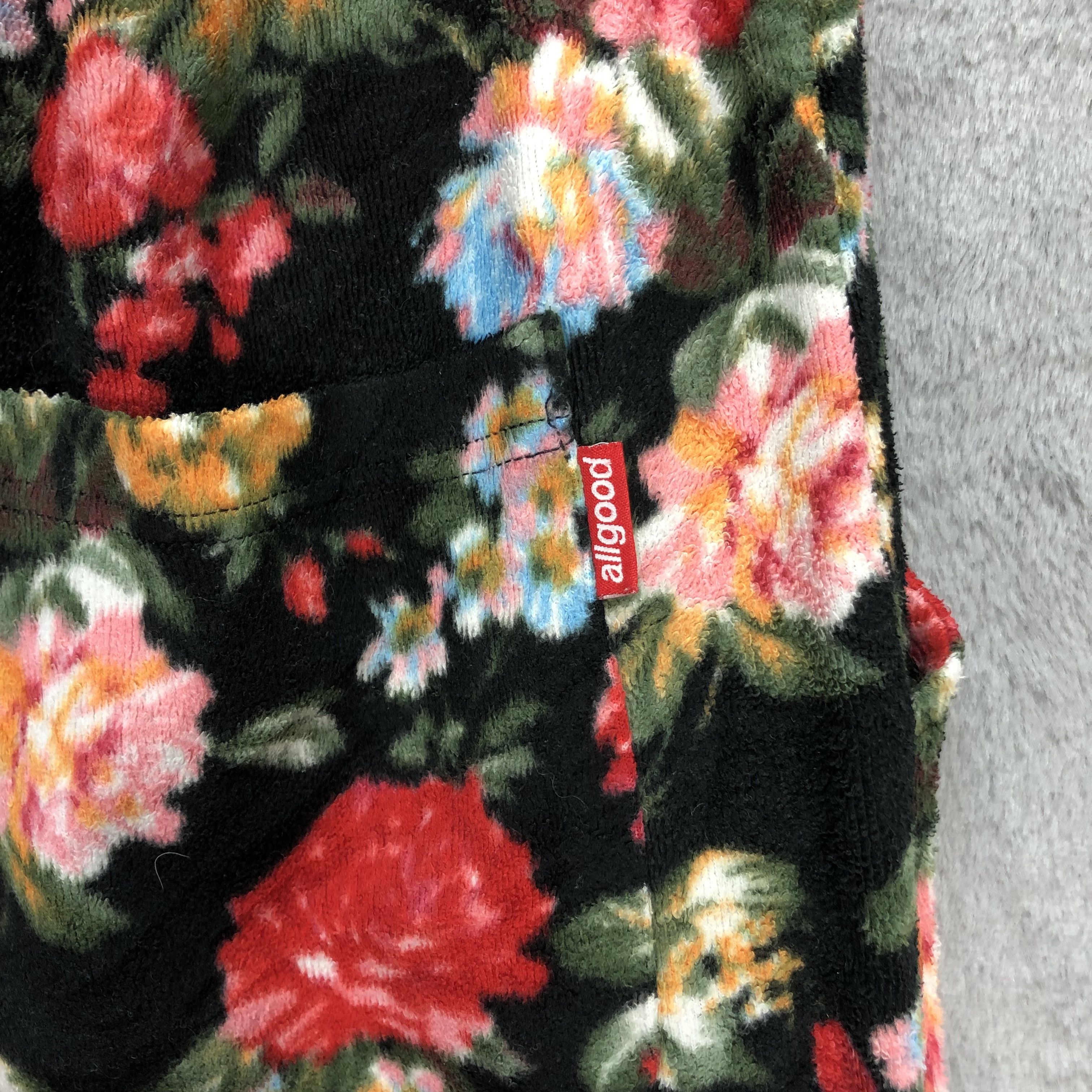 Japanese Brand ALLGOOD HATERS CREW BIG LOGO FLORAL FLEECE HOODIES #5597-200 Size US S / EU 44-46 / 1 - 19 Thumbnail