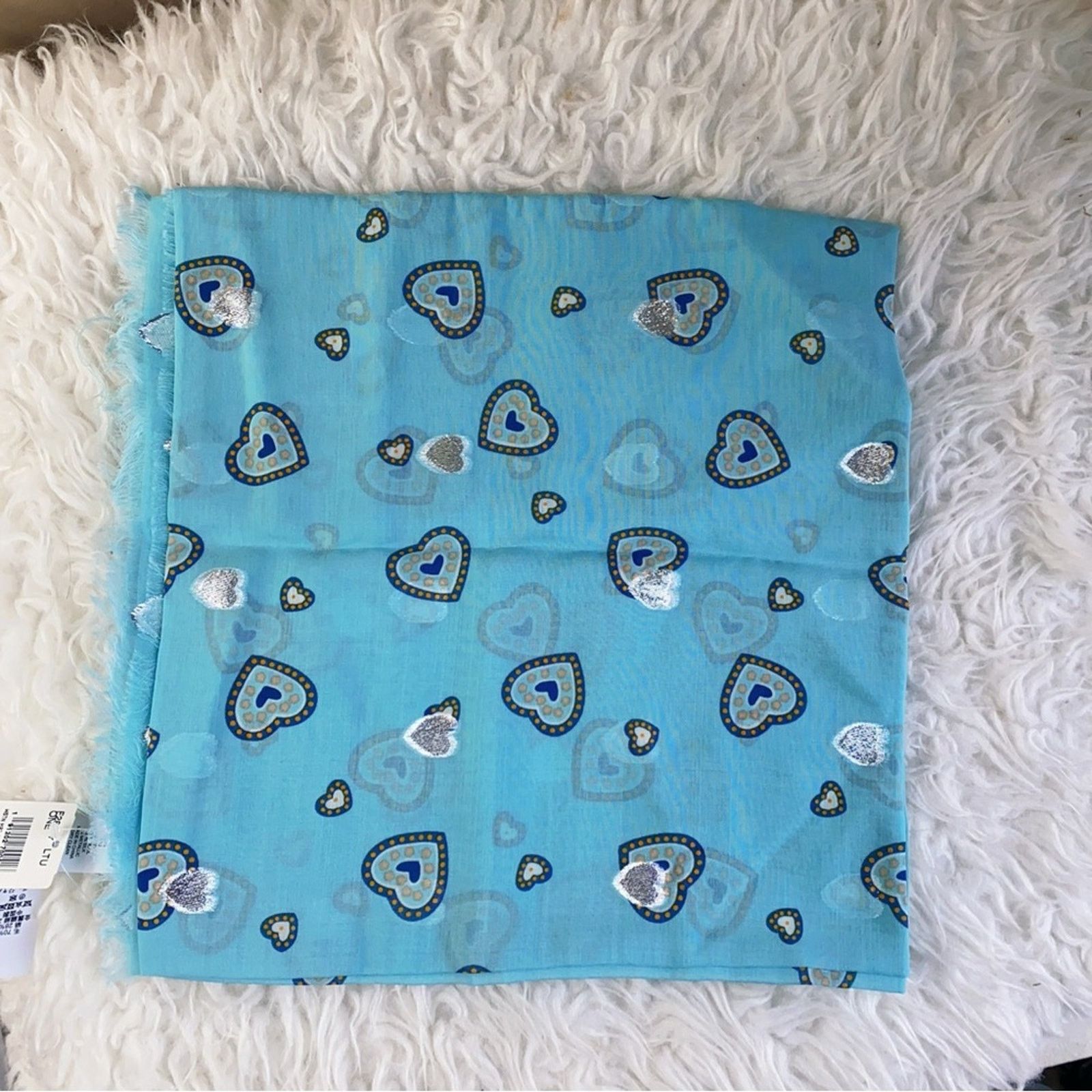 Coach Coach Western Heart Oversized Square Scarf Size ONE SIZE - 4 Thumbnail