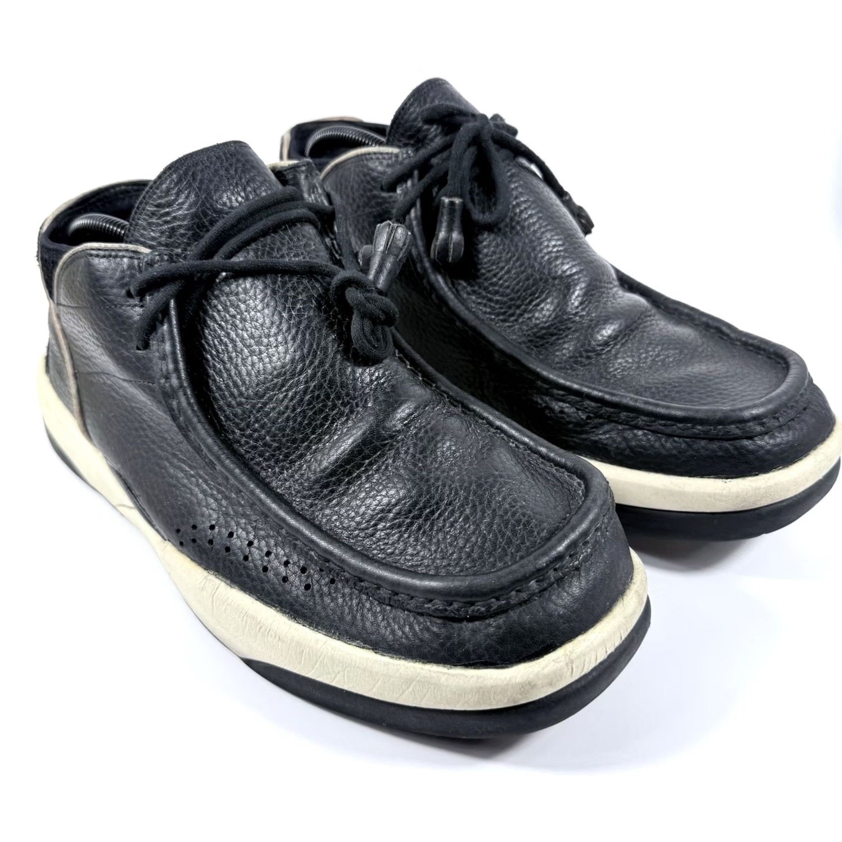 Visvim Visvim x Goodenough Polke Men Casual Shoes Black Nubuck Leather High Top 11 Navy? Size US M / EU 48-50 / 2 - 2 Thumbnail