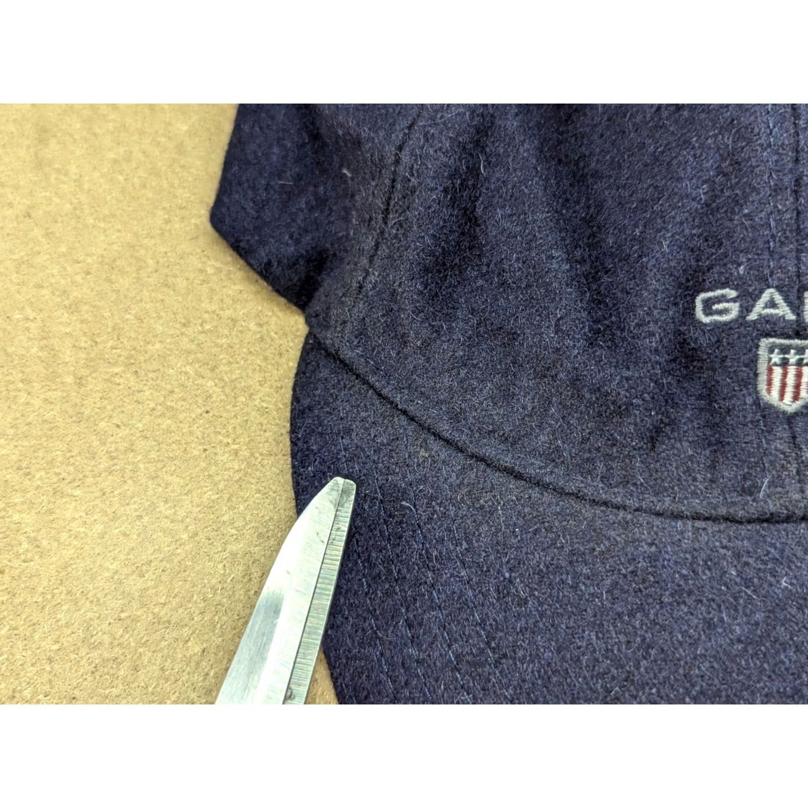 Gant VINTAGE GANT USA Baseball Cap One Size Wool Viscose Blue Adjustable Mens Cap Size ONE SIZE - 2 Thumbnail