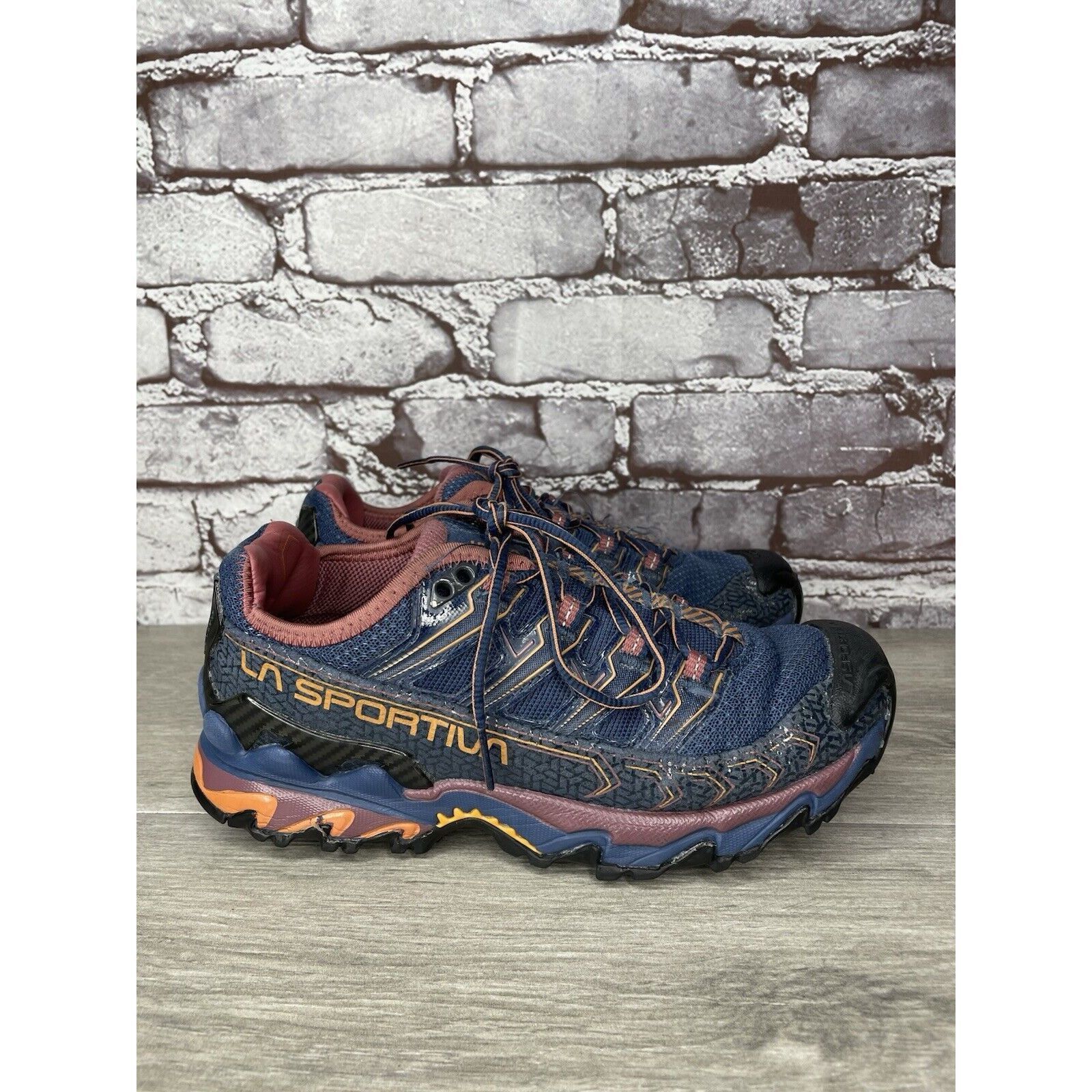 La Sportiva La Sportiva Ultra Raptor II Blue Mesh Trail Denim Rouge Hiki Size US 6 / IT 36 - 20 Thumbnail