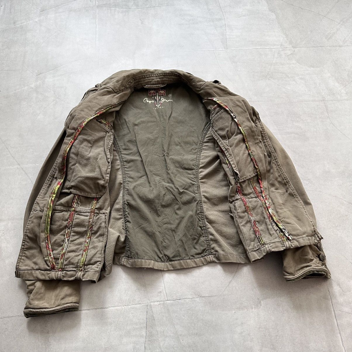 Hysteric Glamour × Undercover 00s Napoleon Military Multipocket Jacket LGB YSL PPFM Vibe Size S / US 4 / IT 40 - 15 Thumbnail