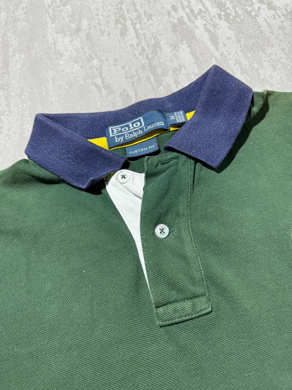 Polo Ralph Lauren × Vintage Polo Ralph lauren big logo green polo size M faded Size US M / EU 48-50 / 2 - 4 Thumbnail