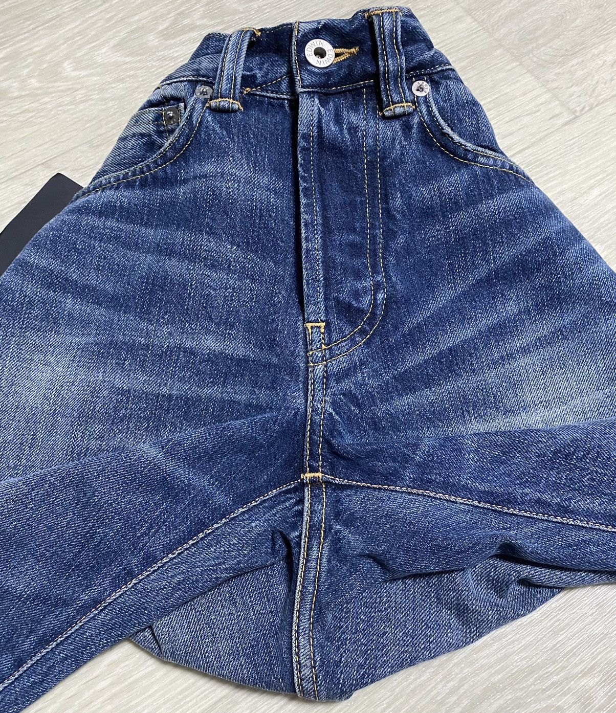 Edwin Edwin ED-80 Rainbow Selvedge Washed Patchwork Torn Denim Size US 28 / EU 44 - 23 Thumbnail