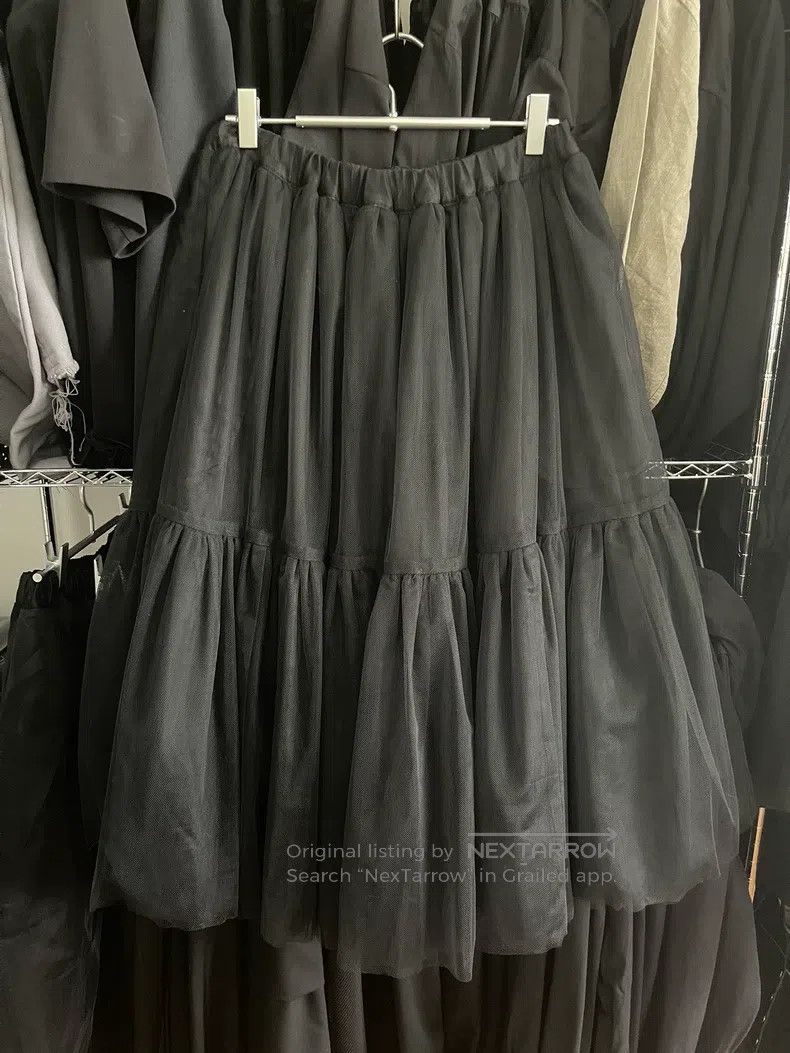 Comme Des Garcons size S Black tulle skirt size S