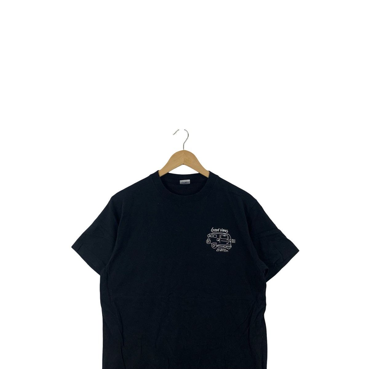 Other GOOD VIBES VAN Graphic T-Shirt Minimal Chest Print Casual Size US M / EU 48-50 / 2 - 2 Thumbnail