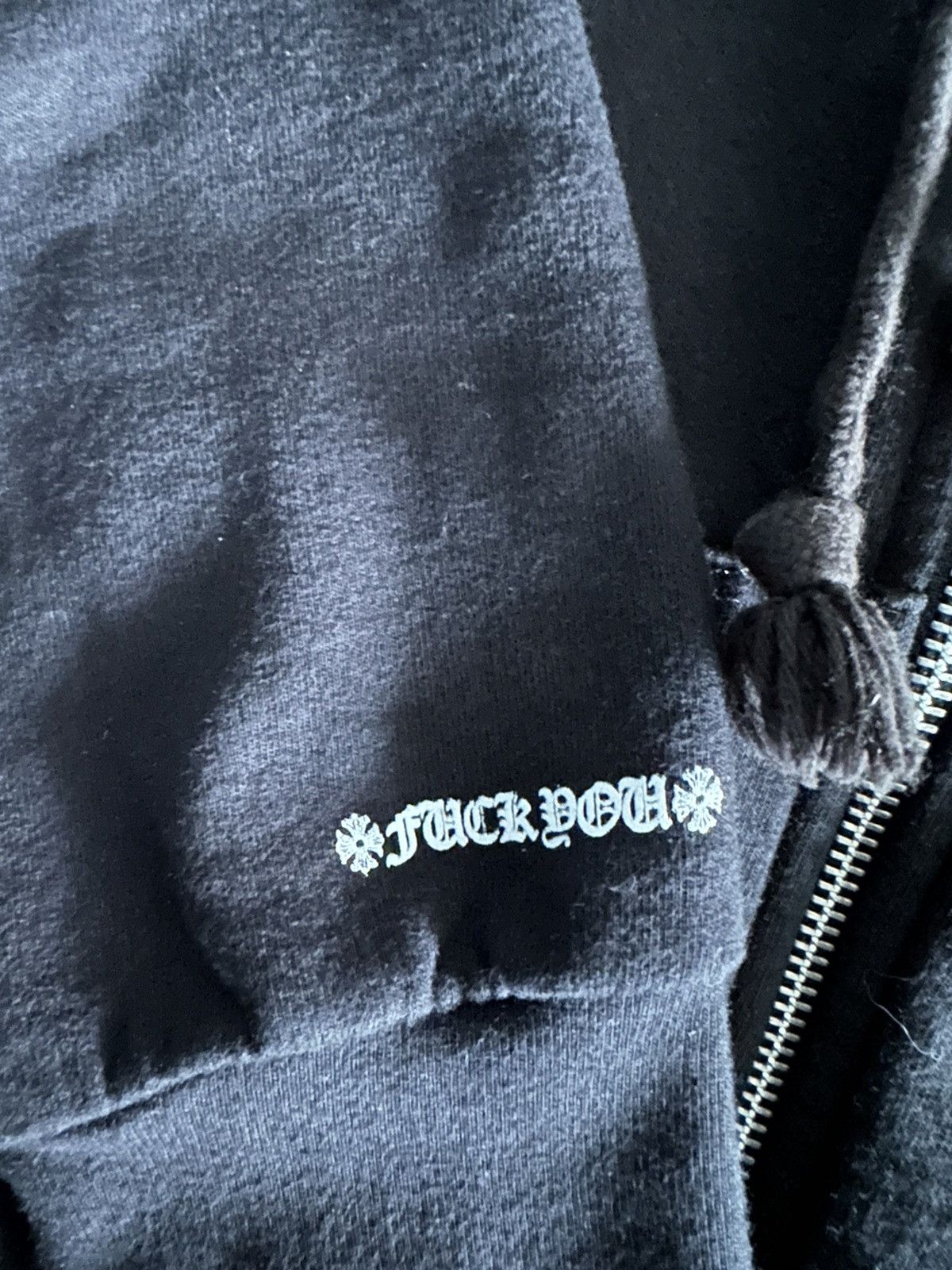 Chrome Hearts 🔥Chrome Hearts LA Exclusive Zip-up Black Hoodie🔥 Size US XL / EU 56 / 4 - 7 Thumbnail