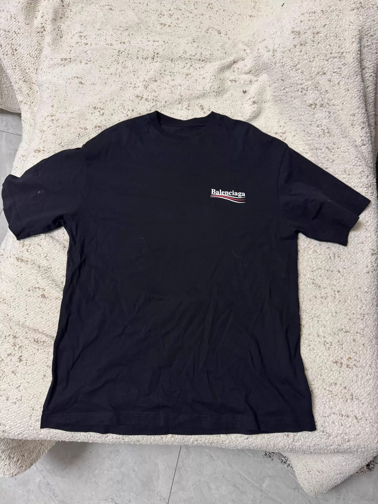 Balenciaga Balenciaga Short Sleeve Tee XS Authentic No Tag Size XS / US 0-2 / IT 36-38 - 1 Thumbnail