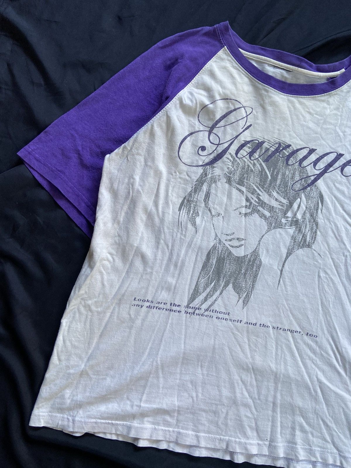 Japanese Brand DISTRESSED WOMAN GARAGE TEE Size US M / EU 48-50 / 2 - 3 Thumbnail