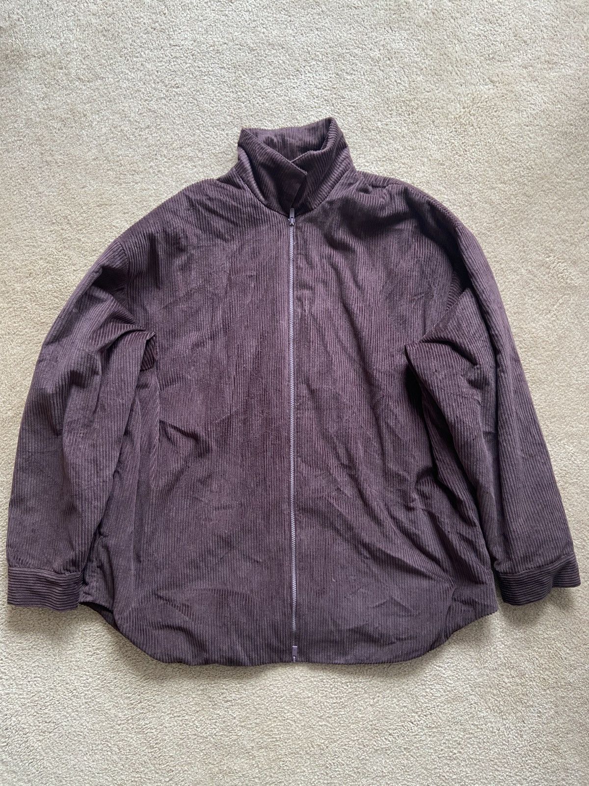 Fear of God Fear of God Essentials Corduroy Shirt Jacket “Plum” Size US L / EU 52-54 / 3 - 1 Thumbnail