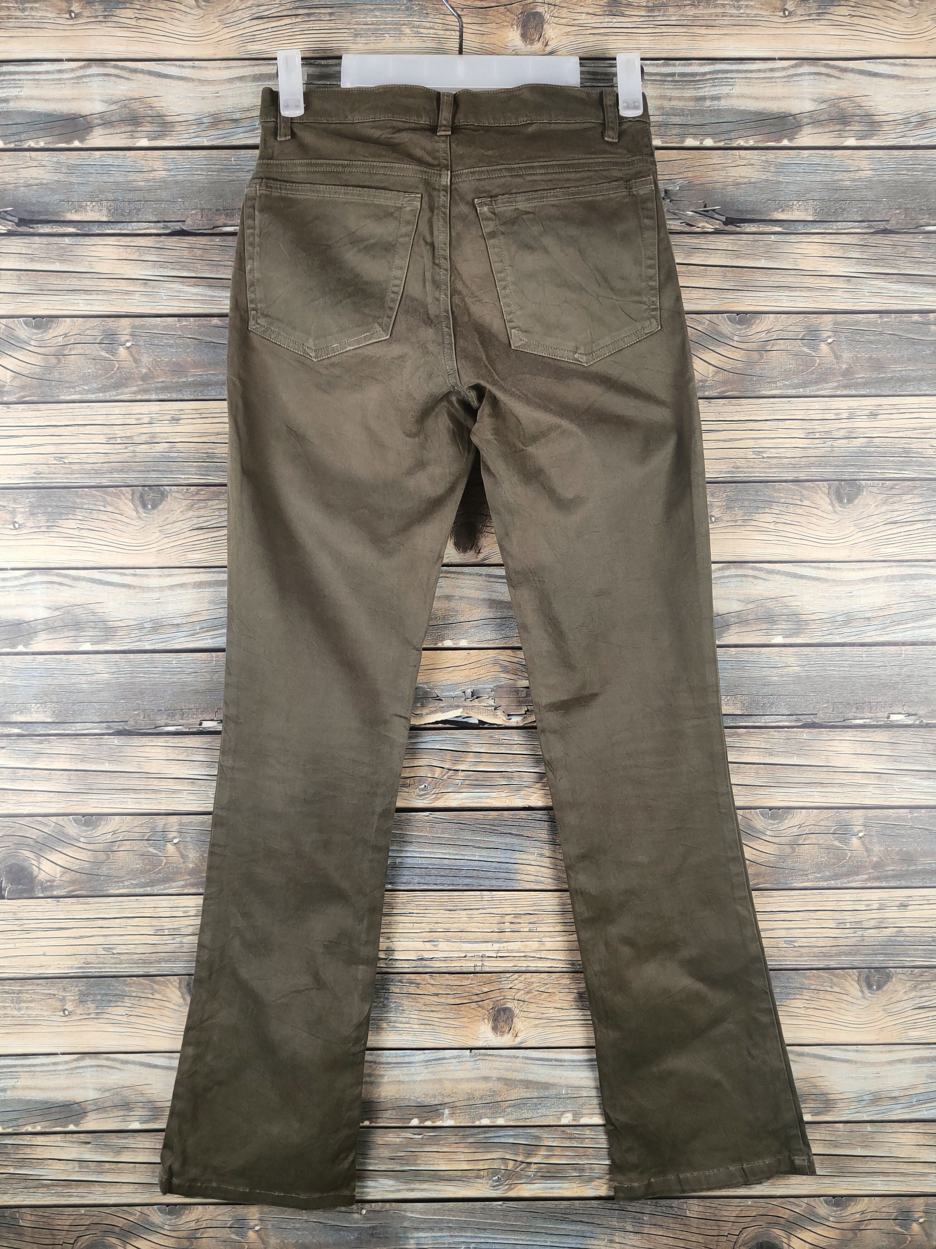 Japanese Brand DL O.z.o.c Olive Multipocket Casual Pants #46-337 Size 25" / US 0 / IT 36 - 7 Thumbnail