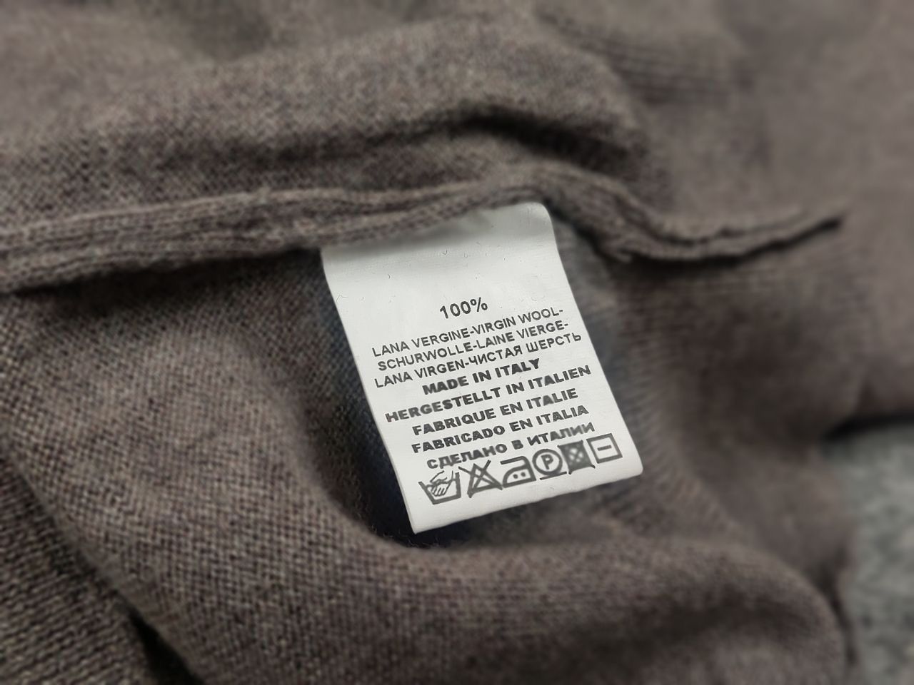Gran Sasso Gran Sasso Italy Design Classic Lana Wool Brown Sweater Size US L / EU 52-54 / 3 - 14 Thumbnail