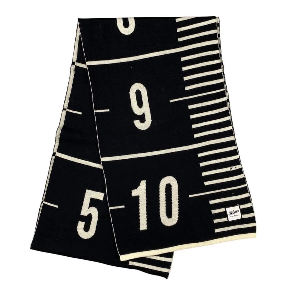 Jean Paul Gaultier Jean paul gaultier scarves ruler pattern Size ONE SIZE - 4 Thumbnail
