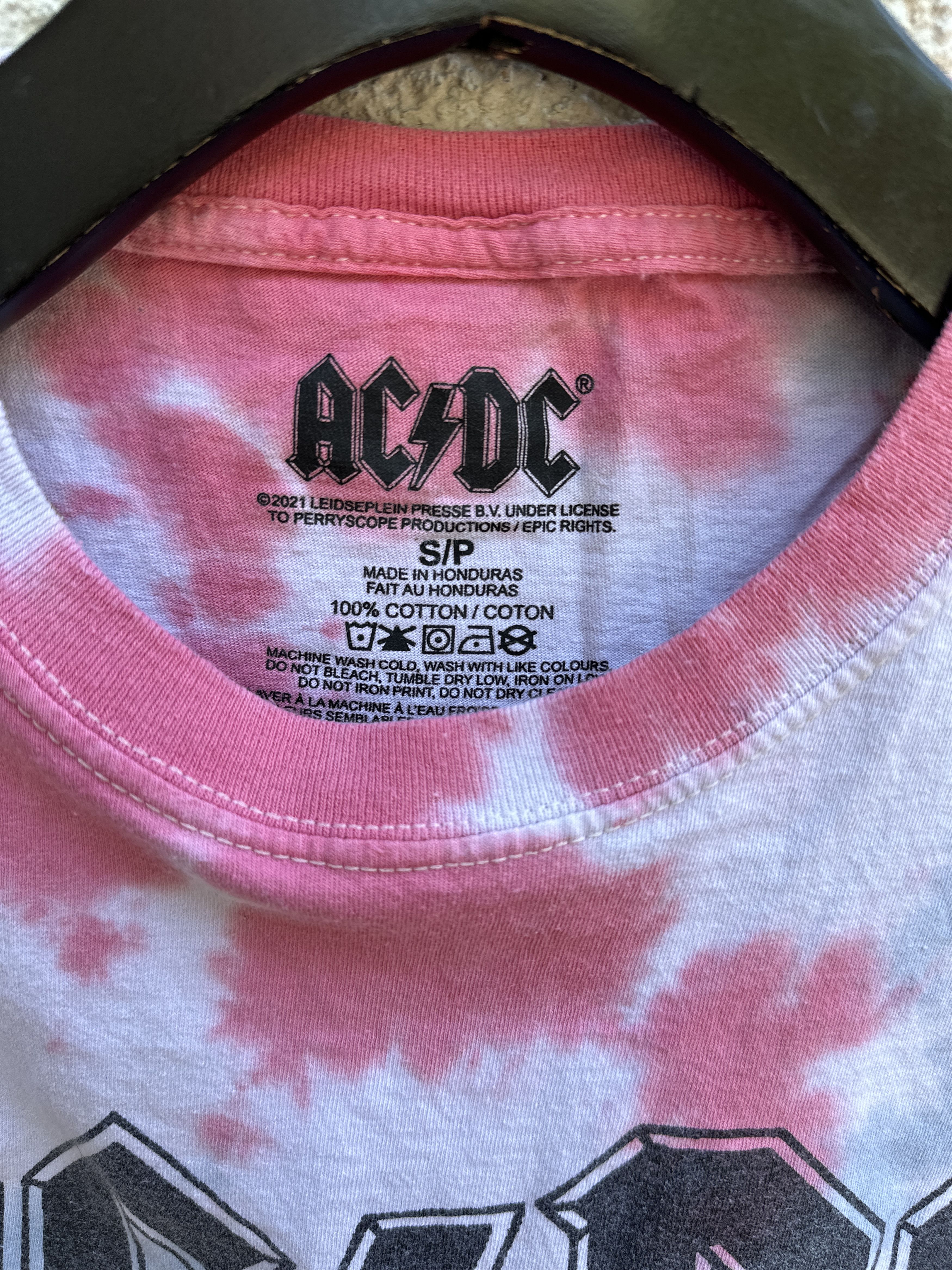 AC/DC × Band Tees × Vintage Tie Dye AC/DC Tee Size US S / EU 44-46 / 1 - 3 Thumbnail