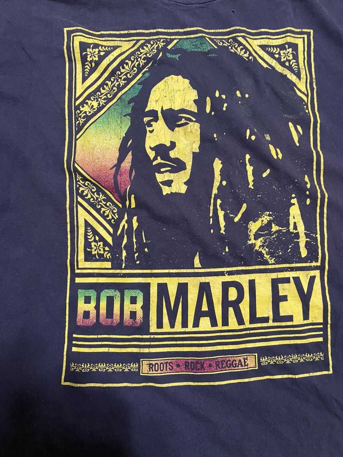 Band Tees × Bob Marley × Vintage Vintage Bob Marley T-Shirt Size US XXL / EU 58 / 5 - 2 Thumbnail