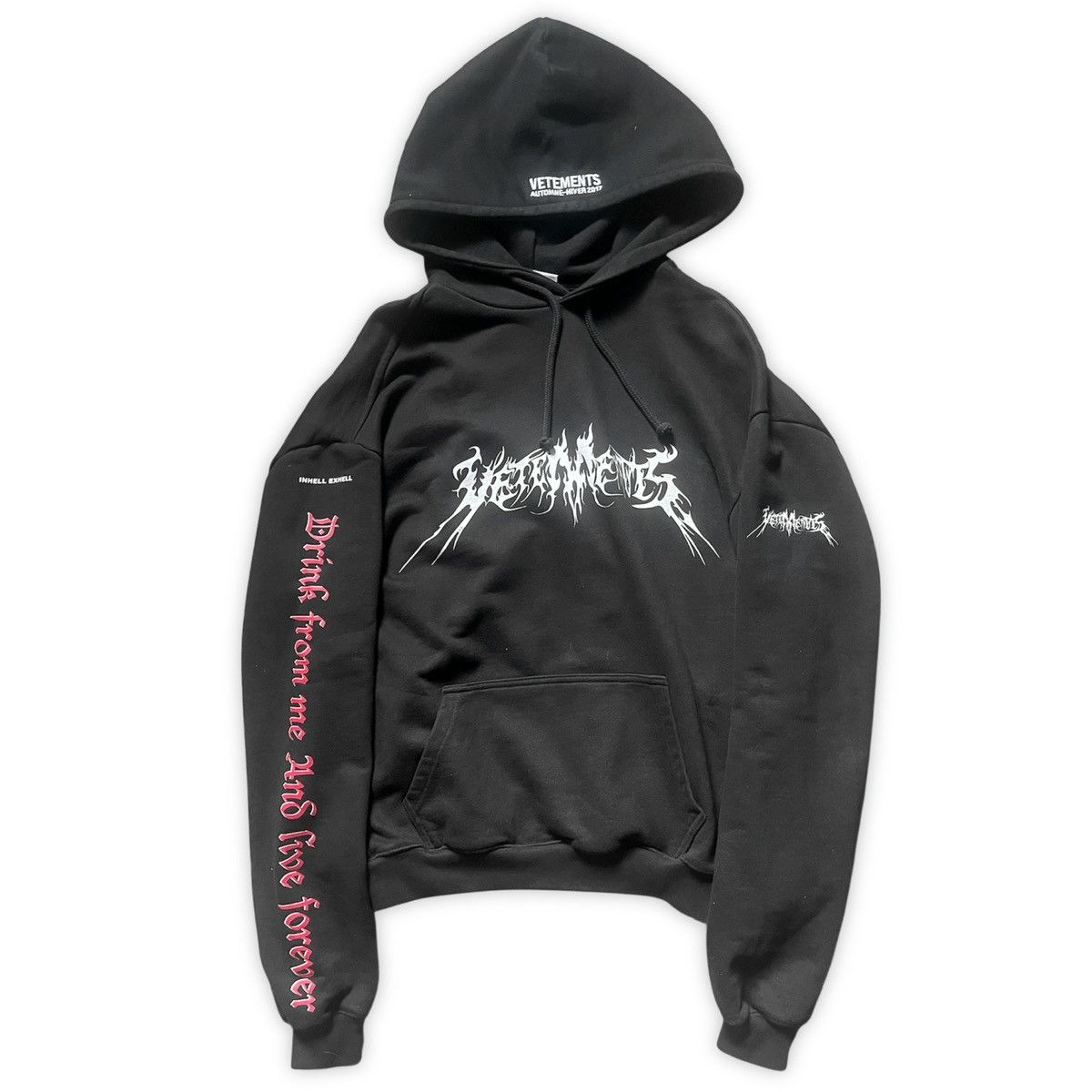Vetements Vetements TFD Total Fucking Darkness Hoodie Homme XS