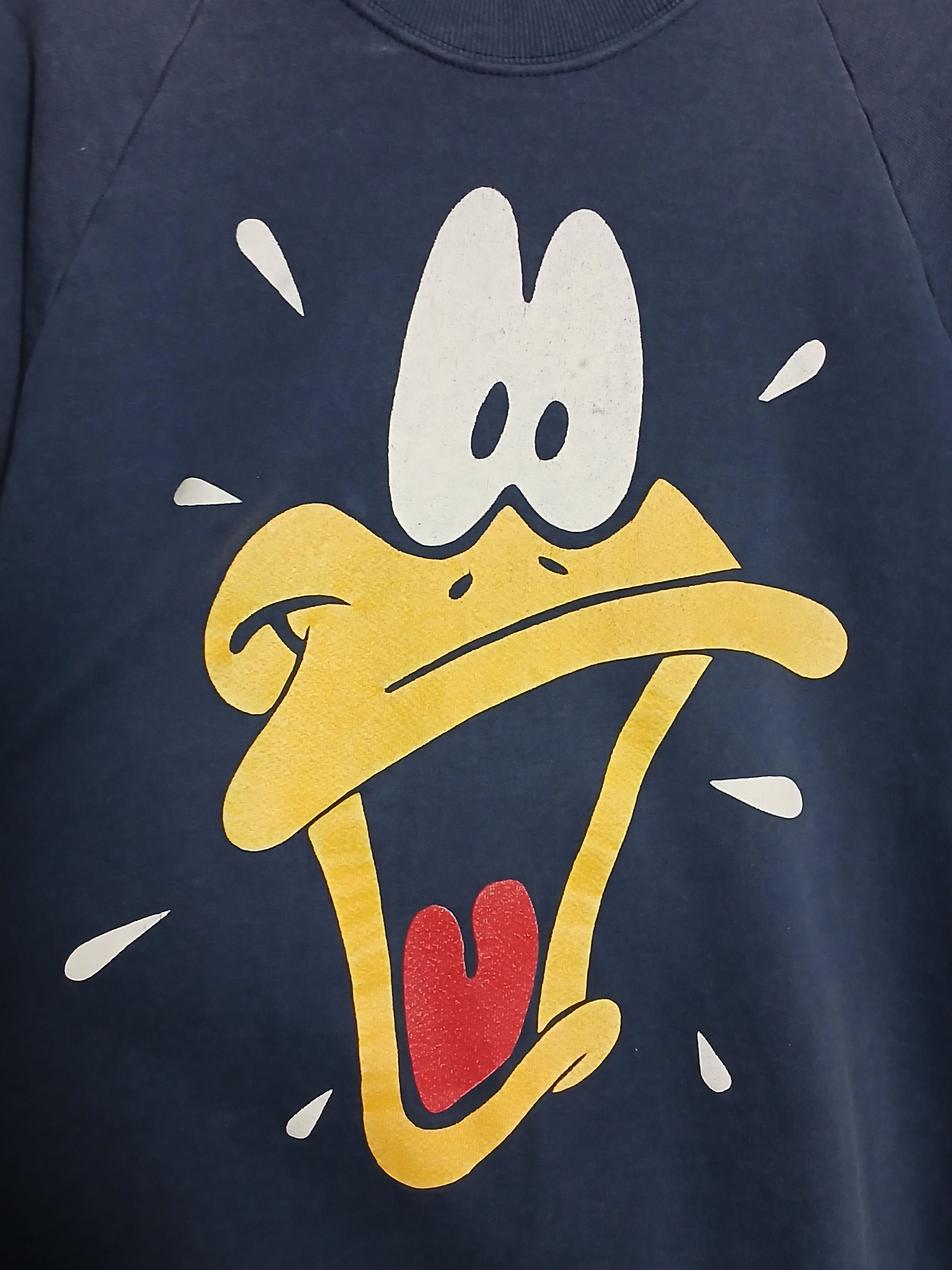 Cartoon Network × Vintage Vintage Looney Tunes Daffy Duck Sweatshirt Size US M / EU 48-50 / 2 - 3 Thumbnail