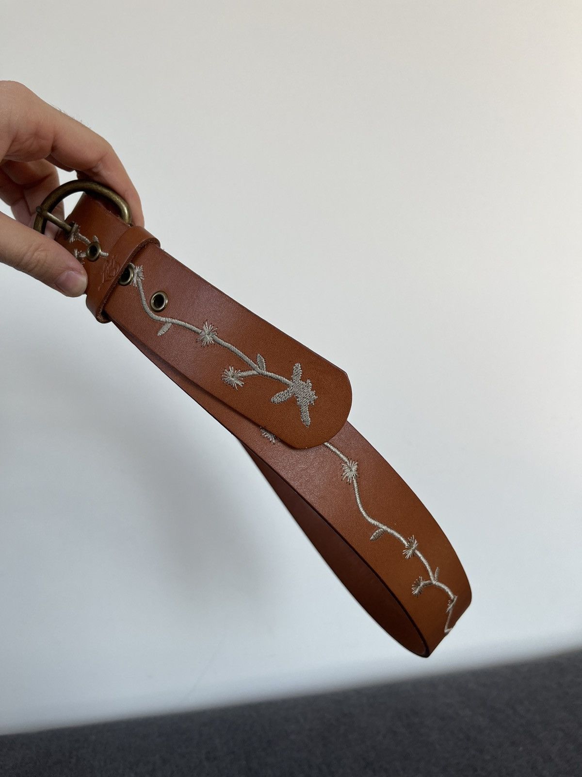 Levi's Levis Brown Cow Leather Belt Size ONE SIZE - 6 Thumbnail