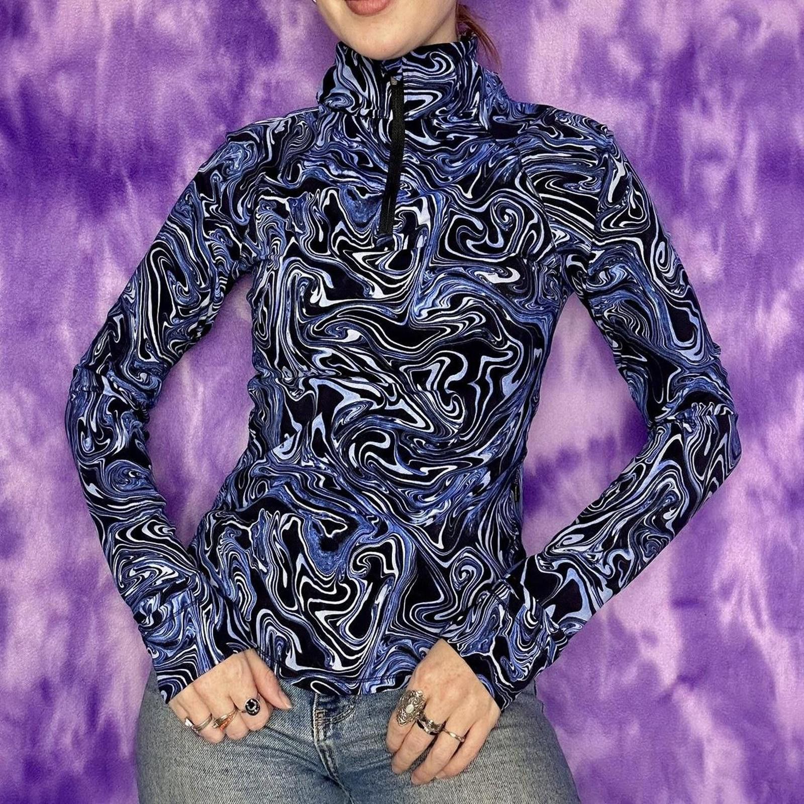 Lululemon 💙 LULULEMON SUMINAGASHI HALF ZIP athletic top Size S / US 4 / IT 40 - 1 Thumbnail