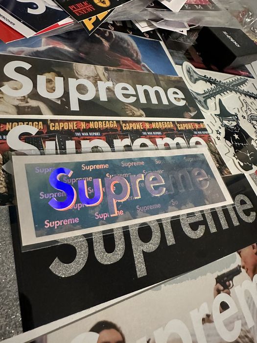 Supreme Supreme reflective 3m box logo sticker | Grailed