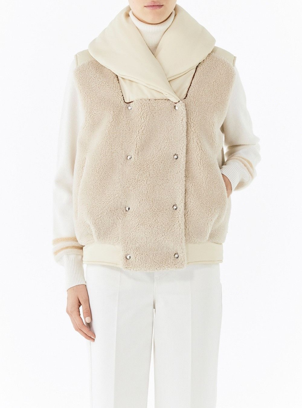 Loro Piana o1srvl11e0824 Eder Reversible Vest in Off White/Beige Size L / US 10 / IT 46 - 4 Thumbnail
