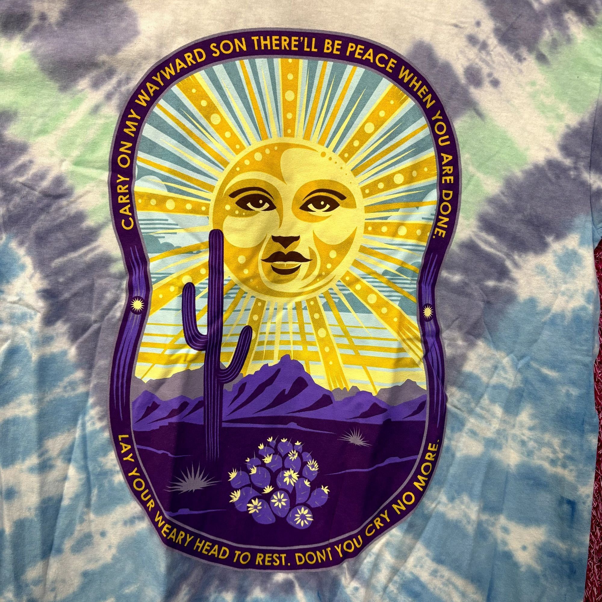 Band Tees Kansas Carry On Wayward Son Lyric Desert Rock Tie Dye L Size US L / EU 52-54 / 3 - 2 Thumbnail