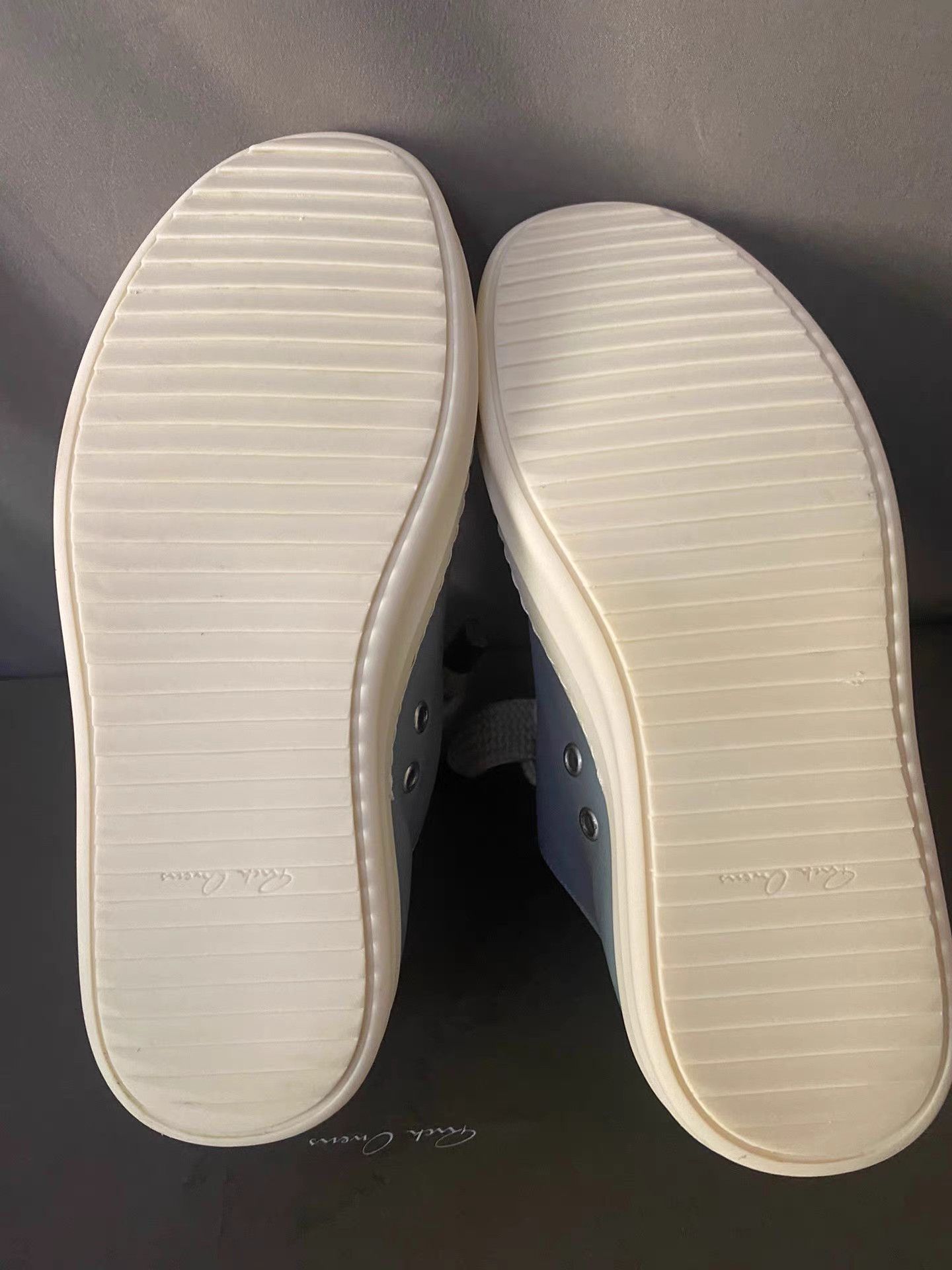 Rick Owens Rick Owens SS24 Thick Laces Haze Blue Low Top Sneakers Size US 7 / IT 37 - 5 Thumbnail