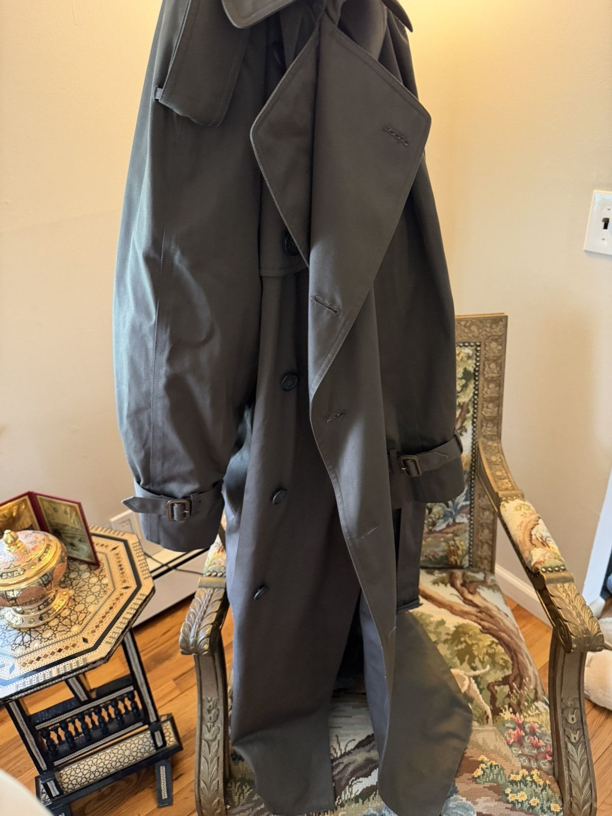 London Fog London fog grey trench coat with orange lining Size US L / EU 52-54 / 3 - 3 Thumbnail