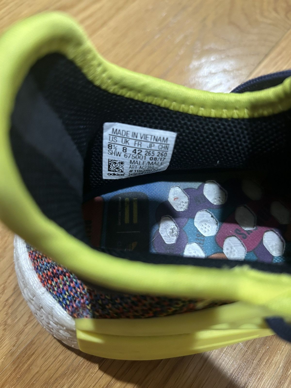 Adidas × Pharrell Adidas Human Race NMD Pharrell Multi-Color Size US 8.5 / EU 41-42 - 5 Thumbnail