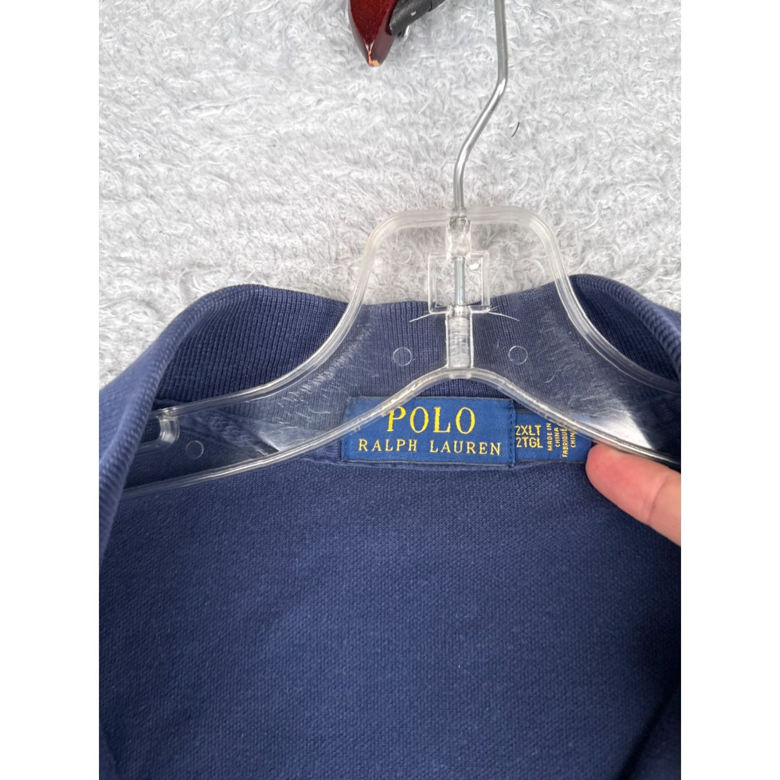 Ralph Lauren Ralph Lauren Polo Shirt Men 2XL XXL Tall Blue Cotton Short Sleeve Size US XXL / EU 58 / 5 - 7 Thumbnail