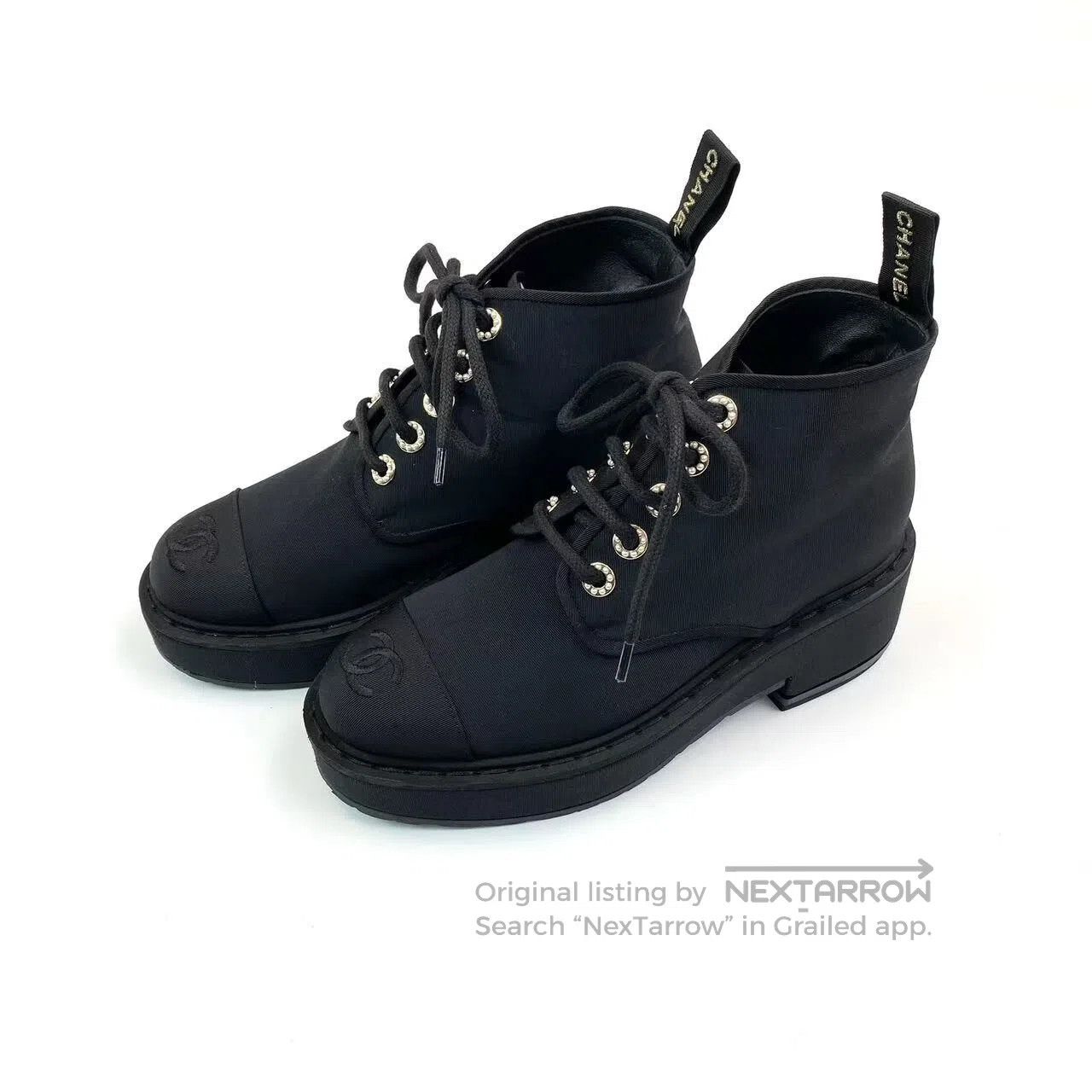 Chanel Chanel Double Clogo Martin boots| Size US 6 / IT 36 - 1 Thumbnail