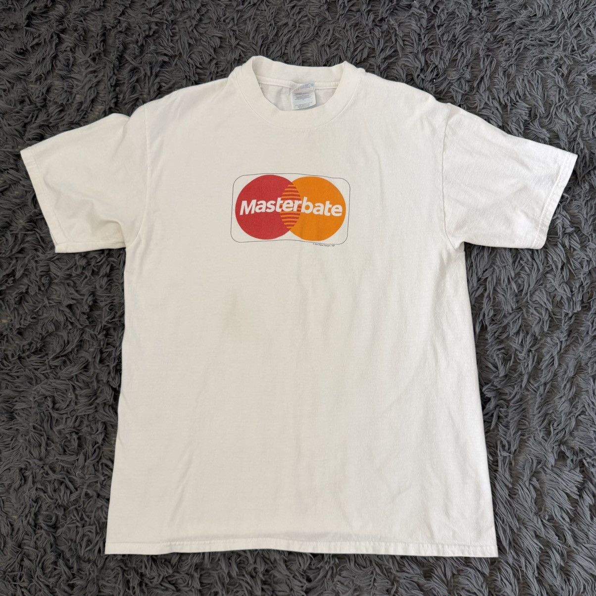 Other Vintage 90s don’t panic masterbate parody tee Size US L / EU 52-54 / 3 - 1 Thumbnail