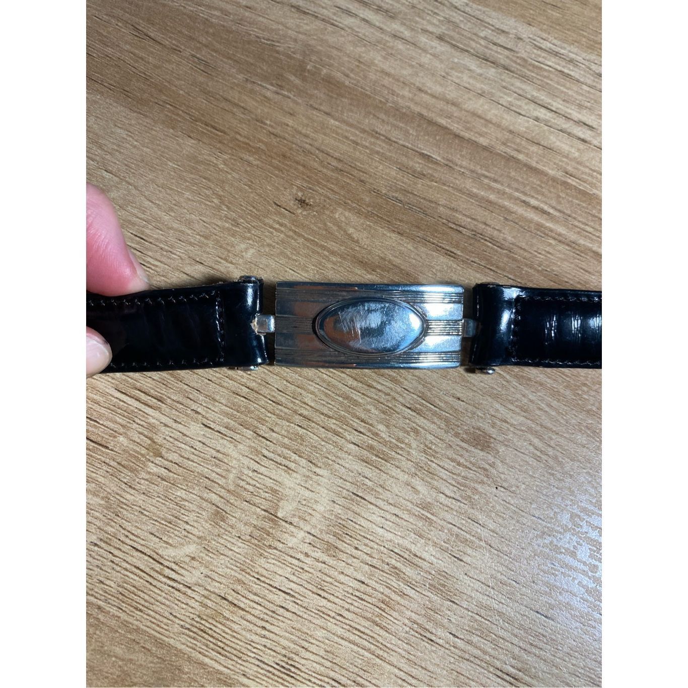 Brighton Brighton Belt - Black Leather with Silvertone Belt-Buckle Size ONE SIZE - 2 Thumbnail