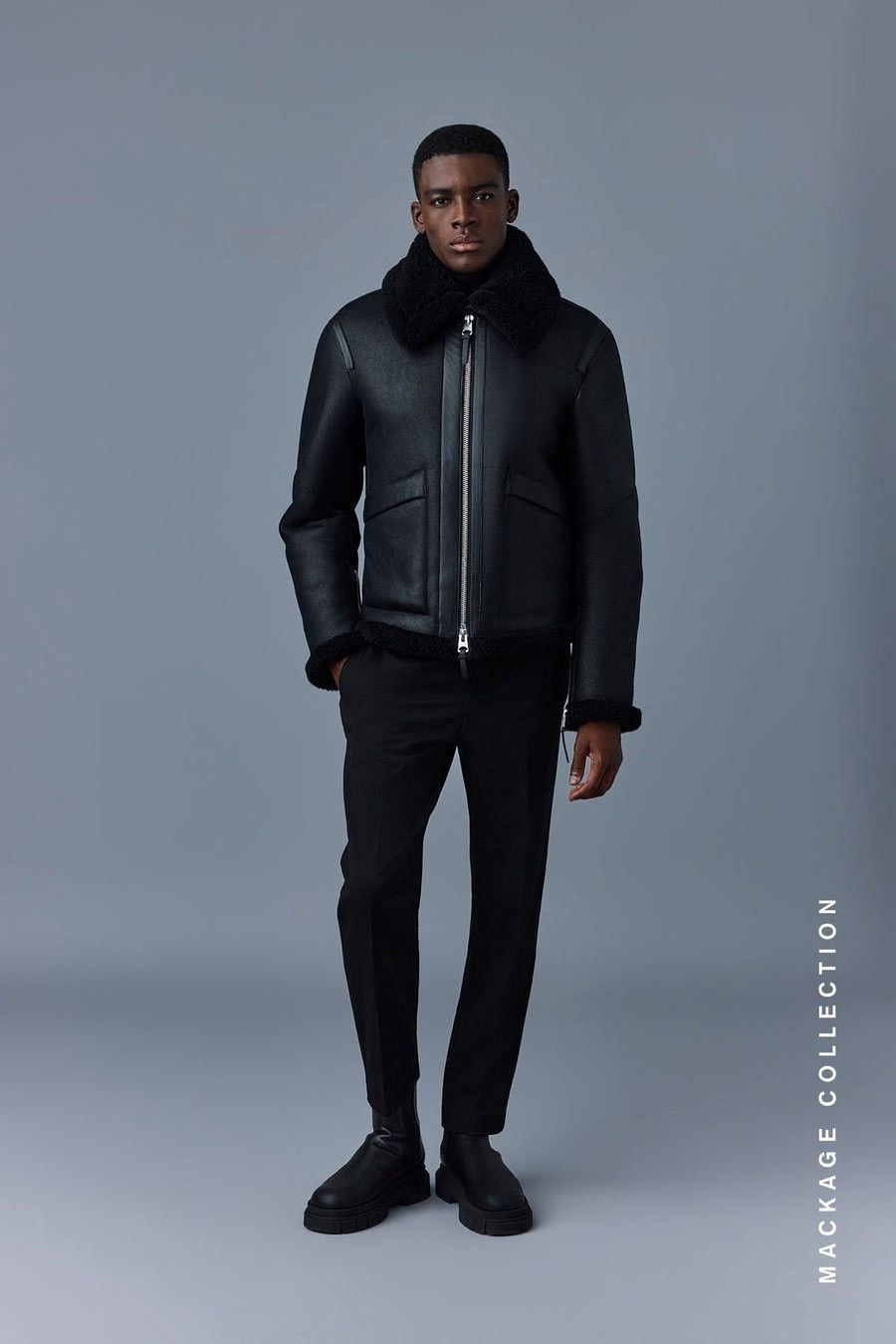 Ralph Lauren Black Label Ralph Lauren Black Label Shearling Jacket Size US M / EU 48-50 / 2 - 19 Thumbnail