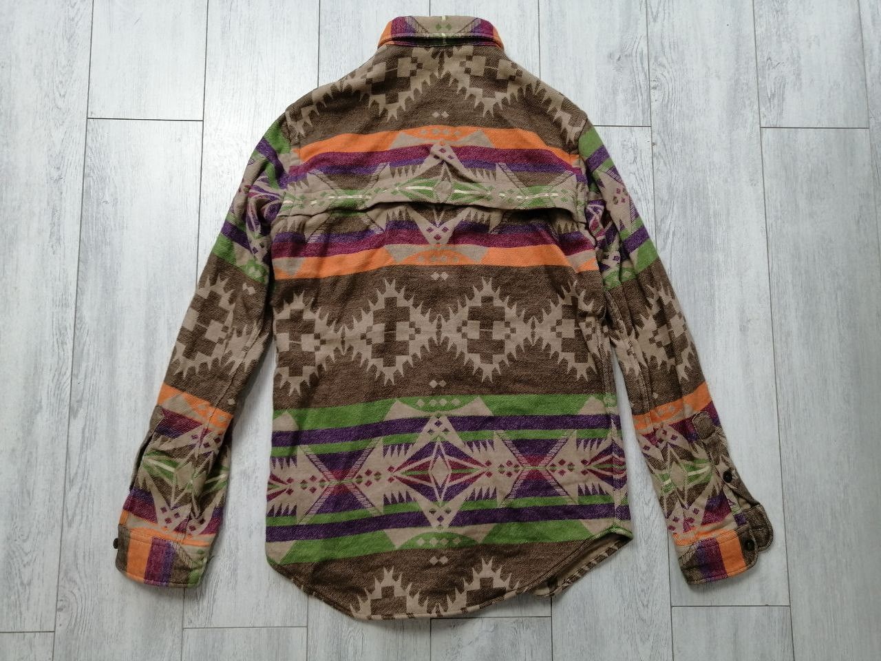 Polo Ralph Lauren Polo Ralph Lauren Vintage Native Navajo Aztec Flannel Size US S / EU 44-46 / 1 - 4 Thumbnail