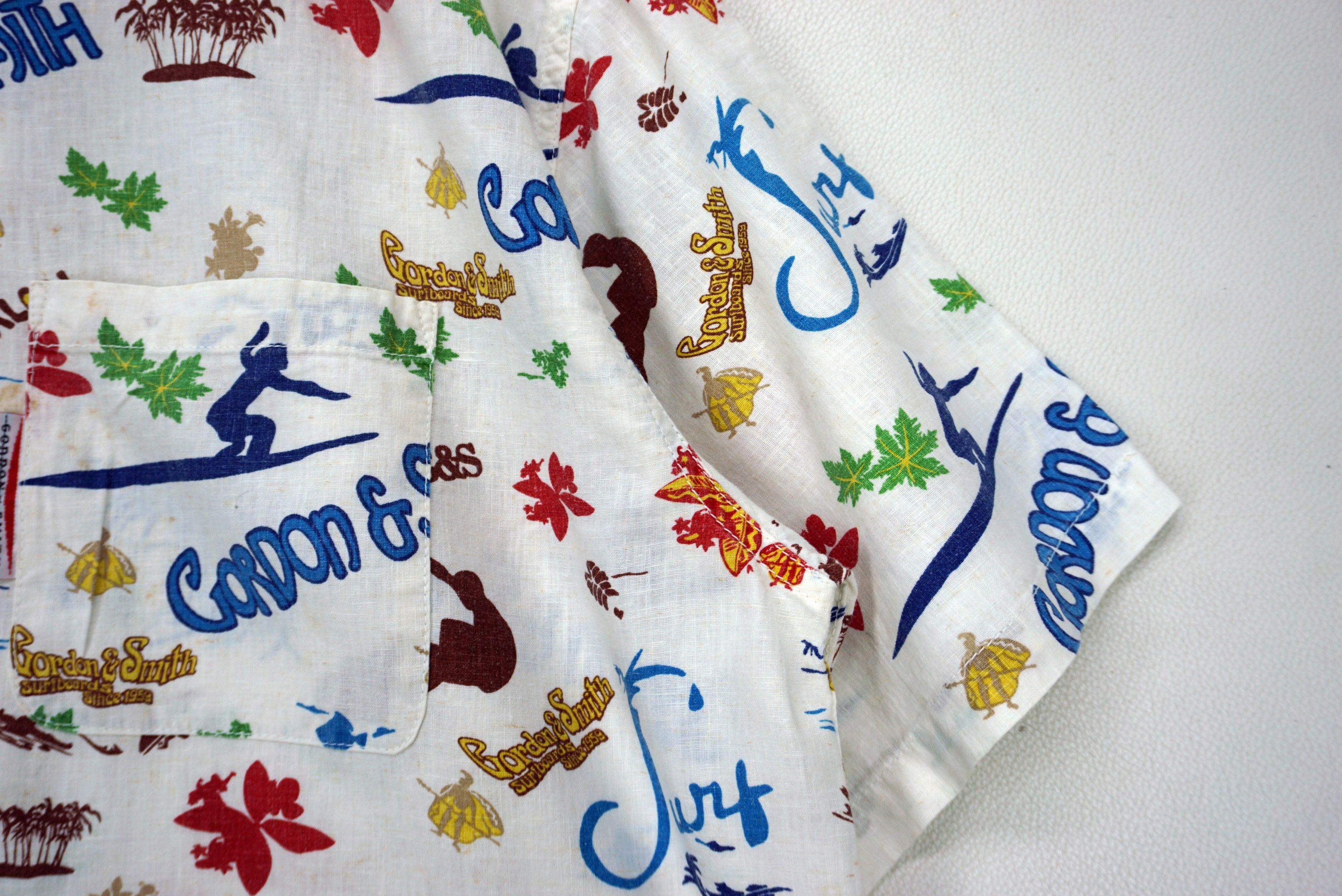Sports Specialties Gordon and Smith Shirt Linen Blend Hawaiian Surf Aloha Size US L / EU 52-54 / 3 - 6 Thumbnail