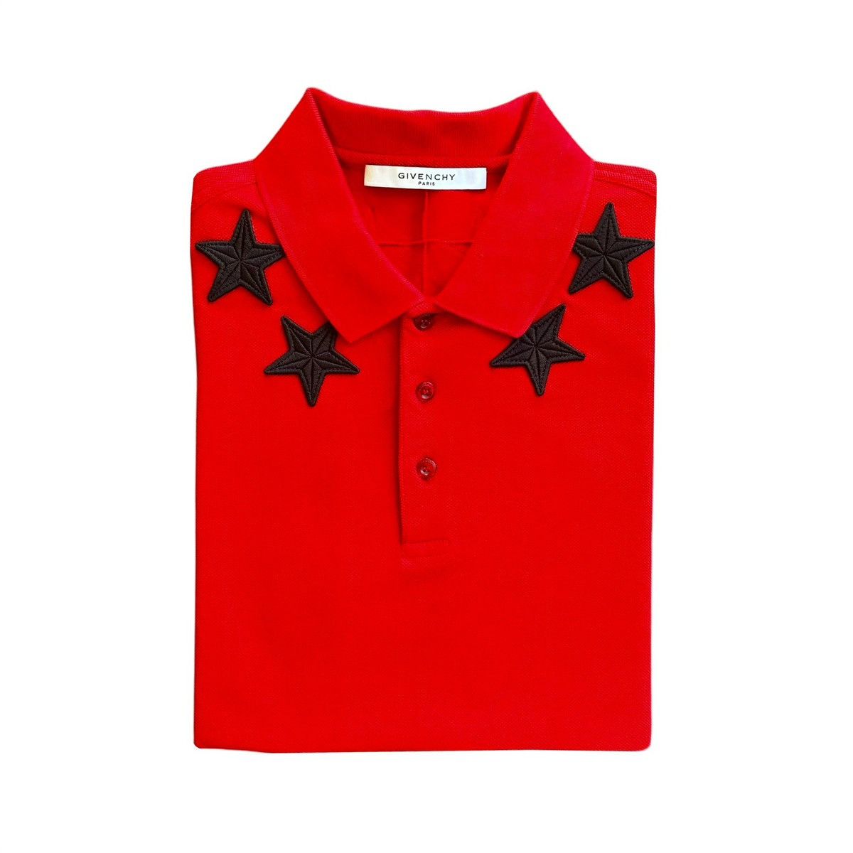 Givenchy Rare Givenchy Paris 47 Star SS15 Classic Logo Polo T