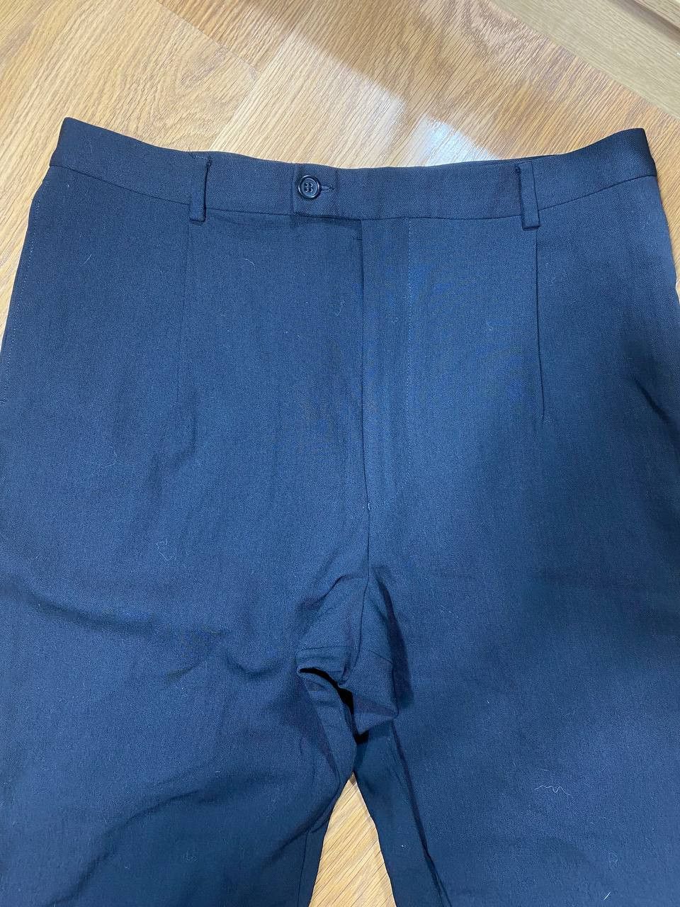 Yves Saint Laurent 90s Yves Saint Laurent vintage navy chino pants YSL big logo Size US 34 / EU 50 - 4 Thumbnail