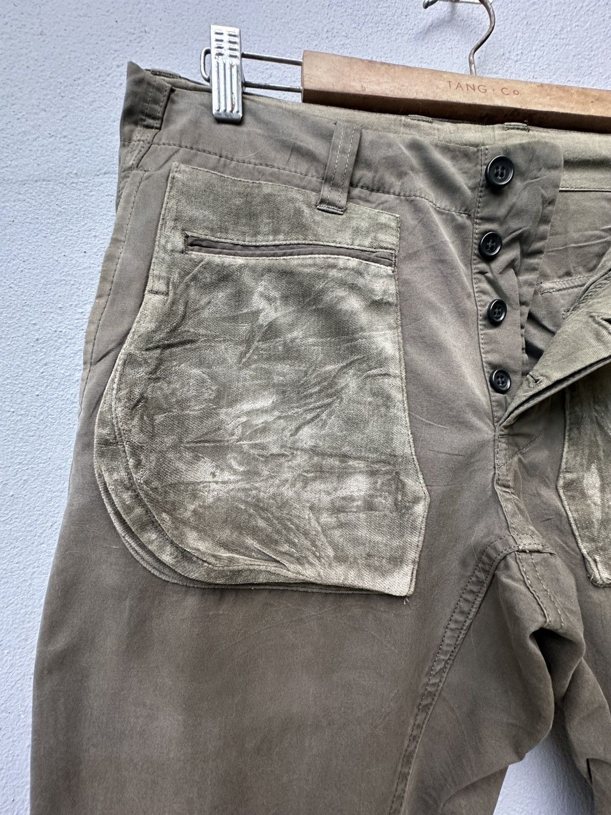 Japanese Brand Vintage One Graviti Avant Garde Pocket Trouser Pant Size US 33 - 7 Thumbnail