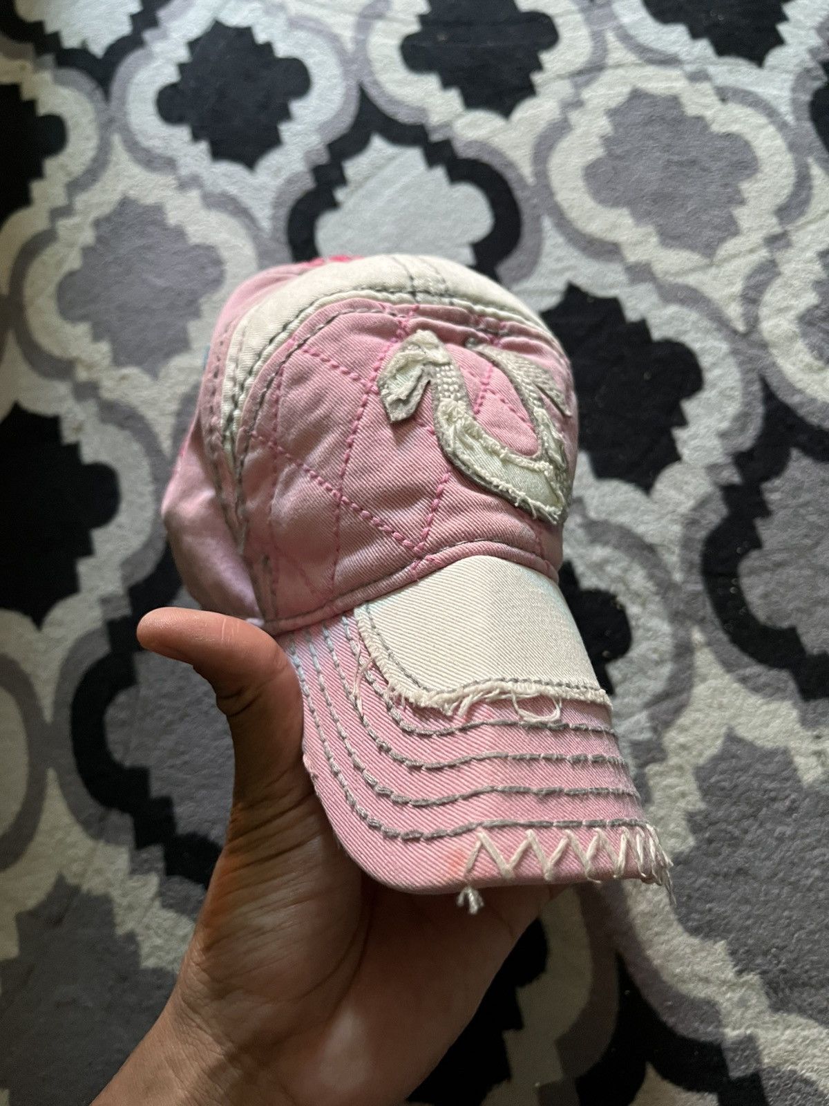 True Religion 2000s true religion distressed cap Size ONE SIZE - 5 Thumbnail