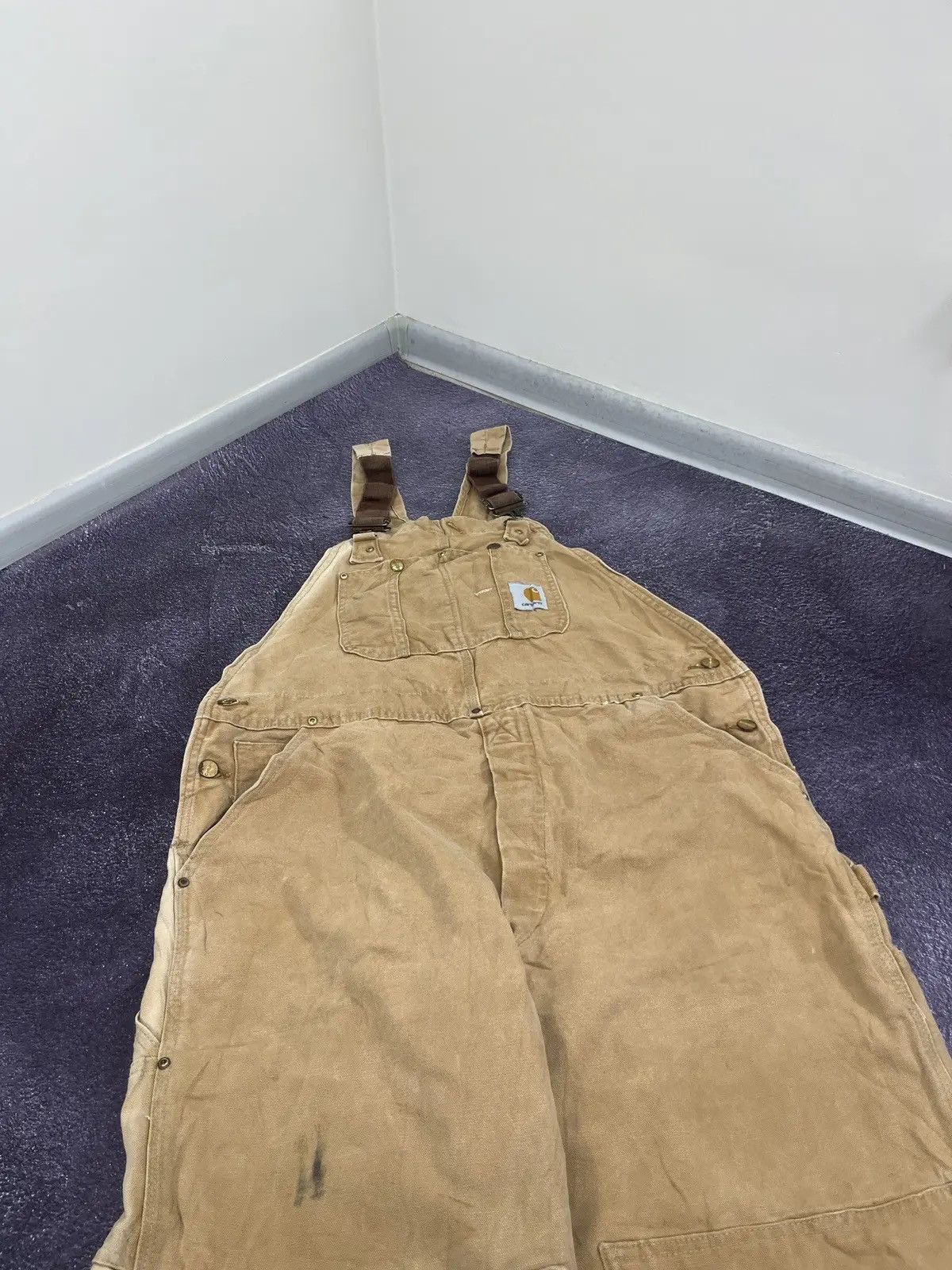 Carhartt × Vintage Vintage Carhartt Double Knee 90s American Hype Work Overall Size US 40 / EU 56 - 6 Thumbnail