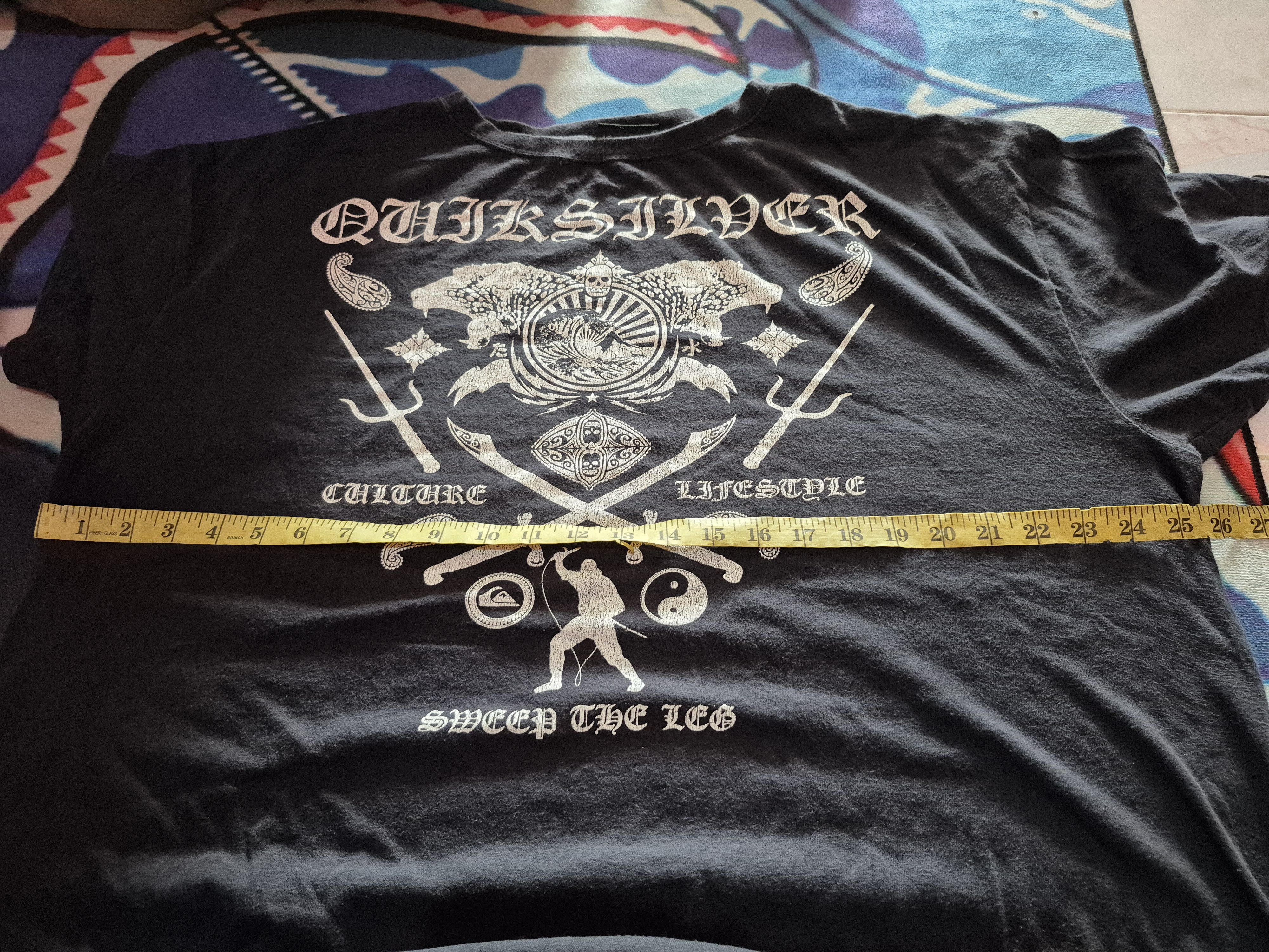Quiksilver 🔥 Quiksilver Culture Lifestyle Big Logo Surf Skate Tee Size US XL / EU 56 / 4 - 11 Thumbnail