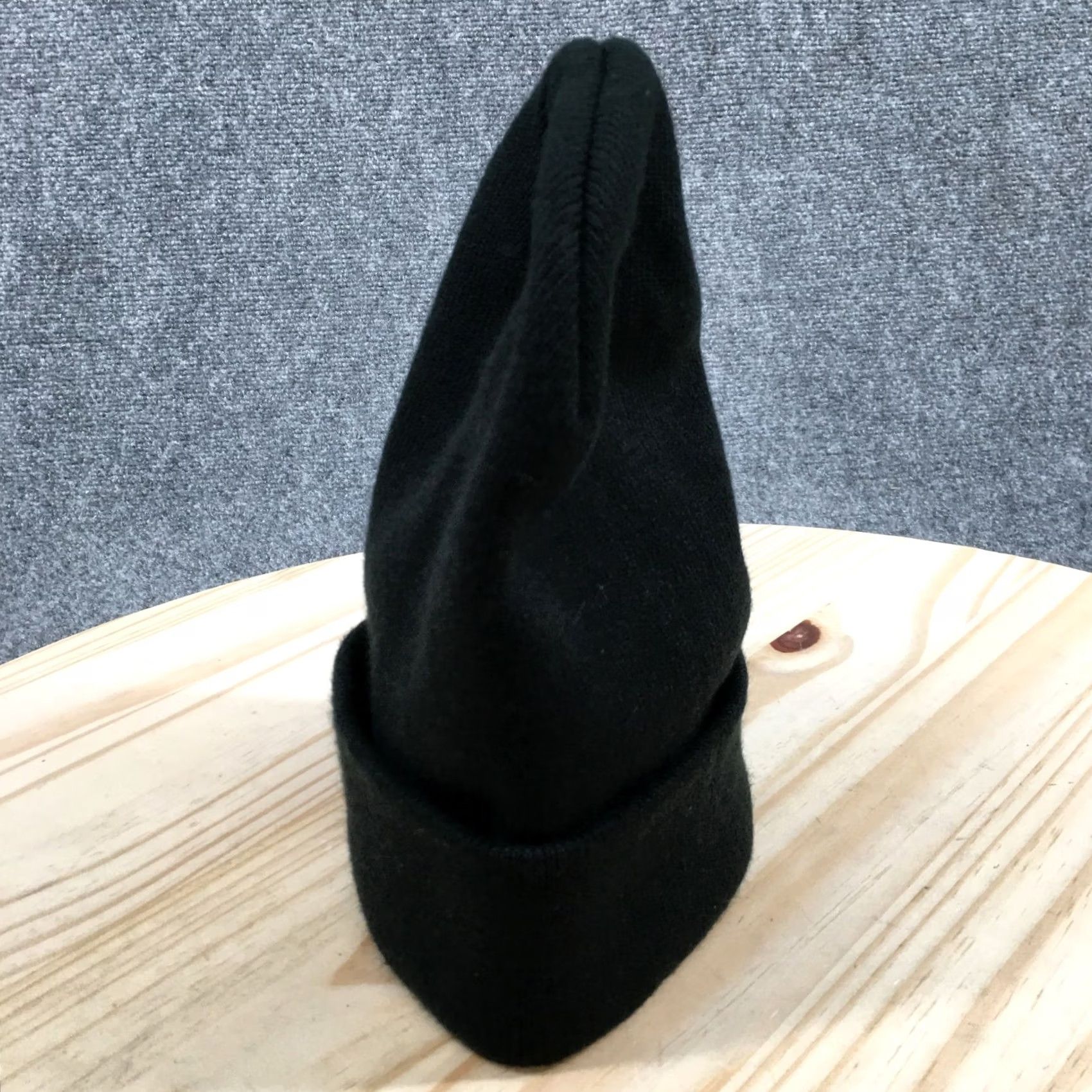 Lee Lee Beanie Mens One Size Black Cuffed Knitted Winter Hat Stretch Casual Workwear Size ONE SIZE - 5 Thumbnail