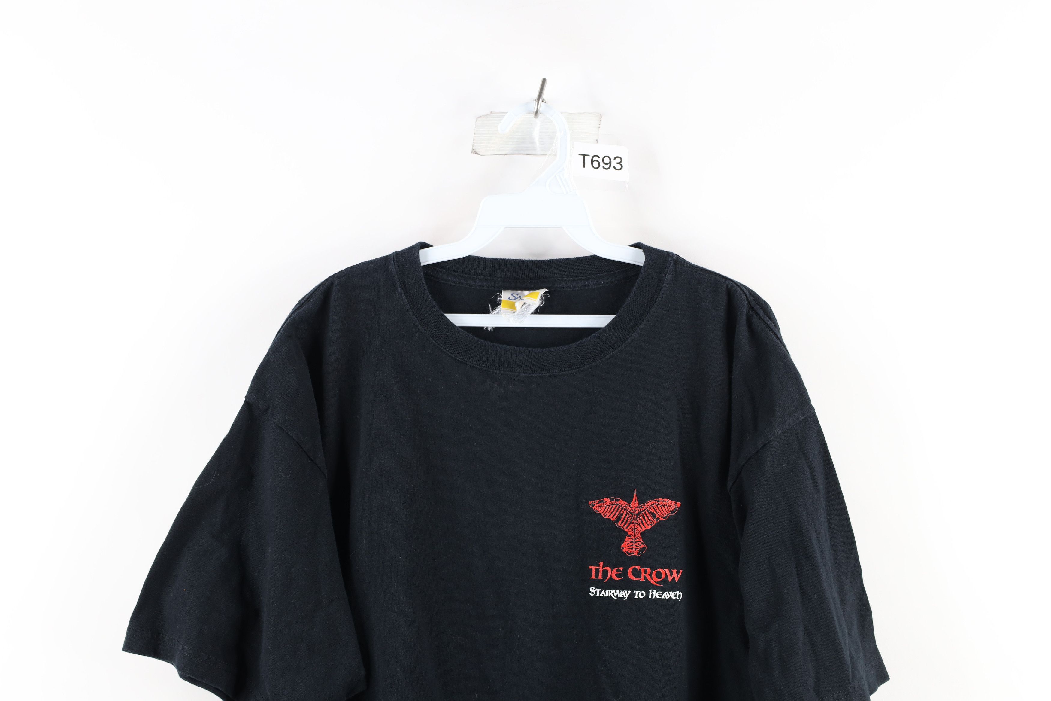 Vintage Vintage 90s The Crow Stairway to Heaven TV Show T-Shirt Size US XL / EU 56 / 4 - 2 Thumbnail