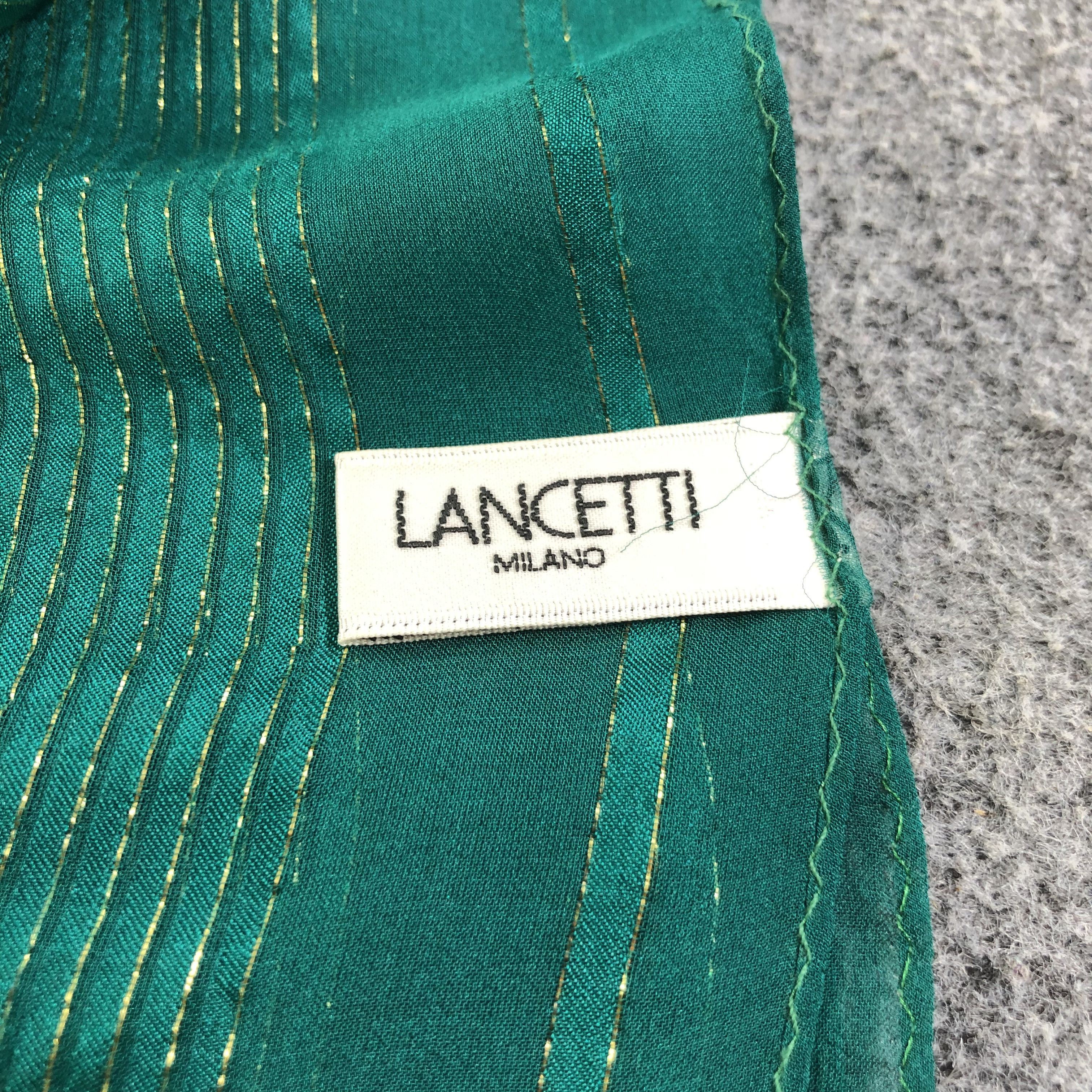 Lui di Lancetti Lancetti Milano Silk Stole Silk Scarf M851 Size ONE SIZE - 5 Thumbnail