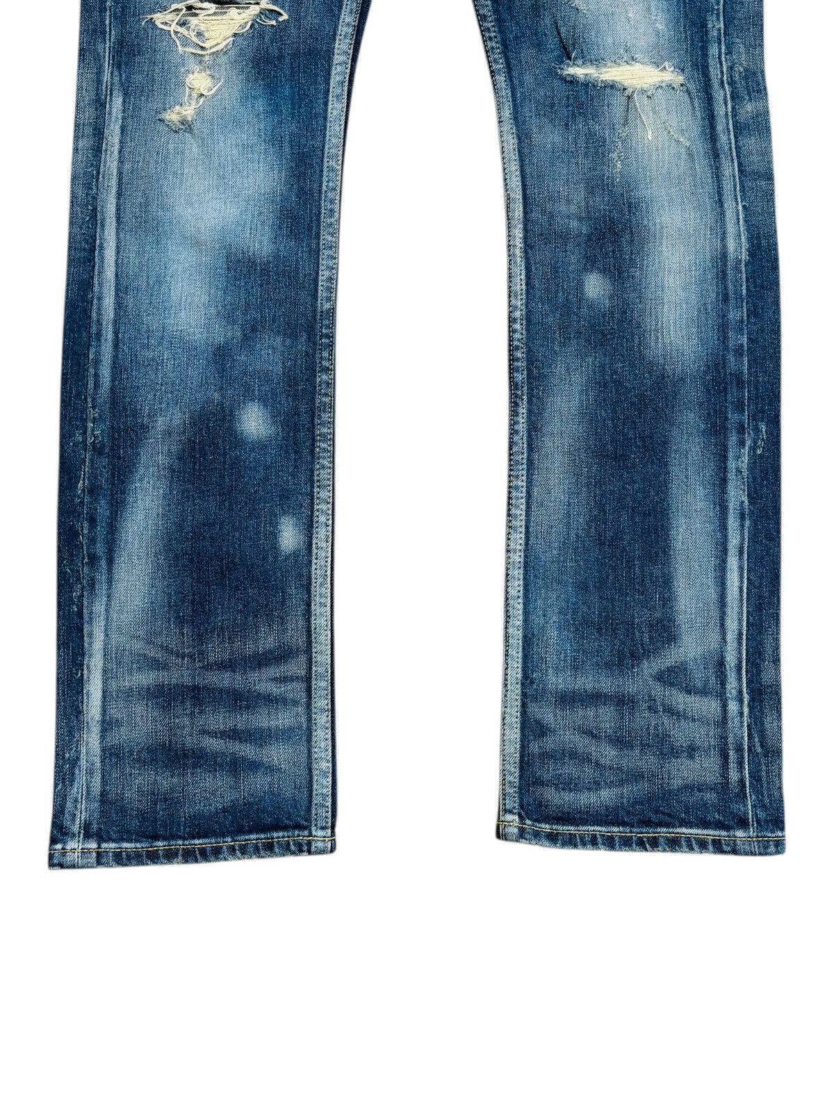 JACKROSE 2000s Jackrose - Vkei Style Washed Denim Pants Size US 29 - 5 Thumbnail