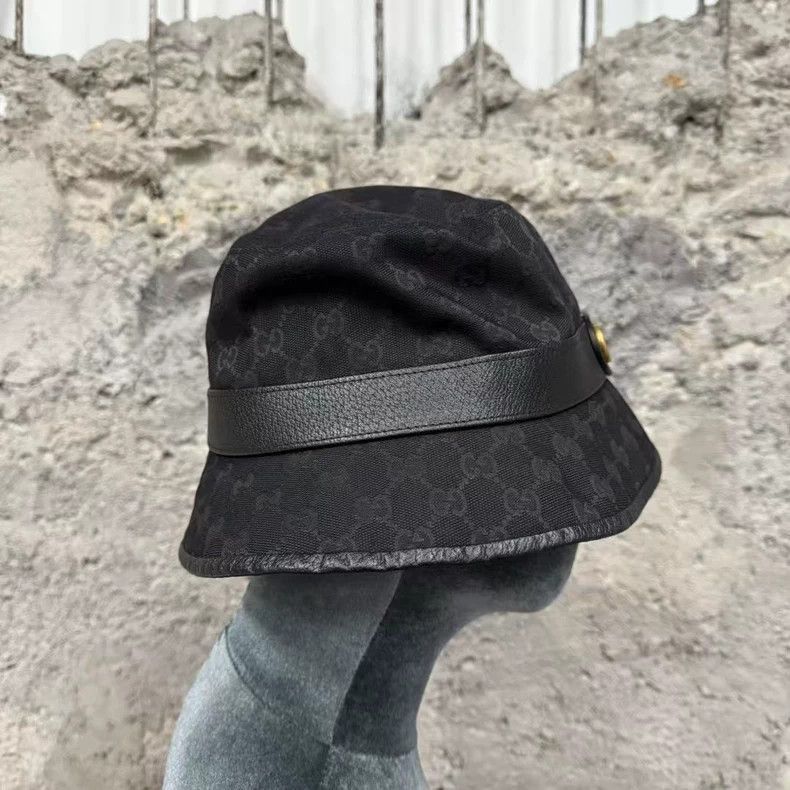 Gucci Gucci Fisherman Hat in Black Color-2506 Size ONE SIZE - 3 Thumbnail