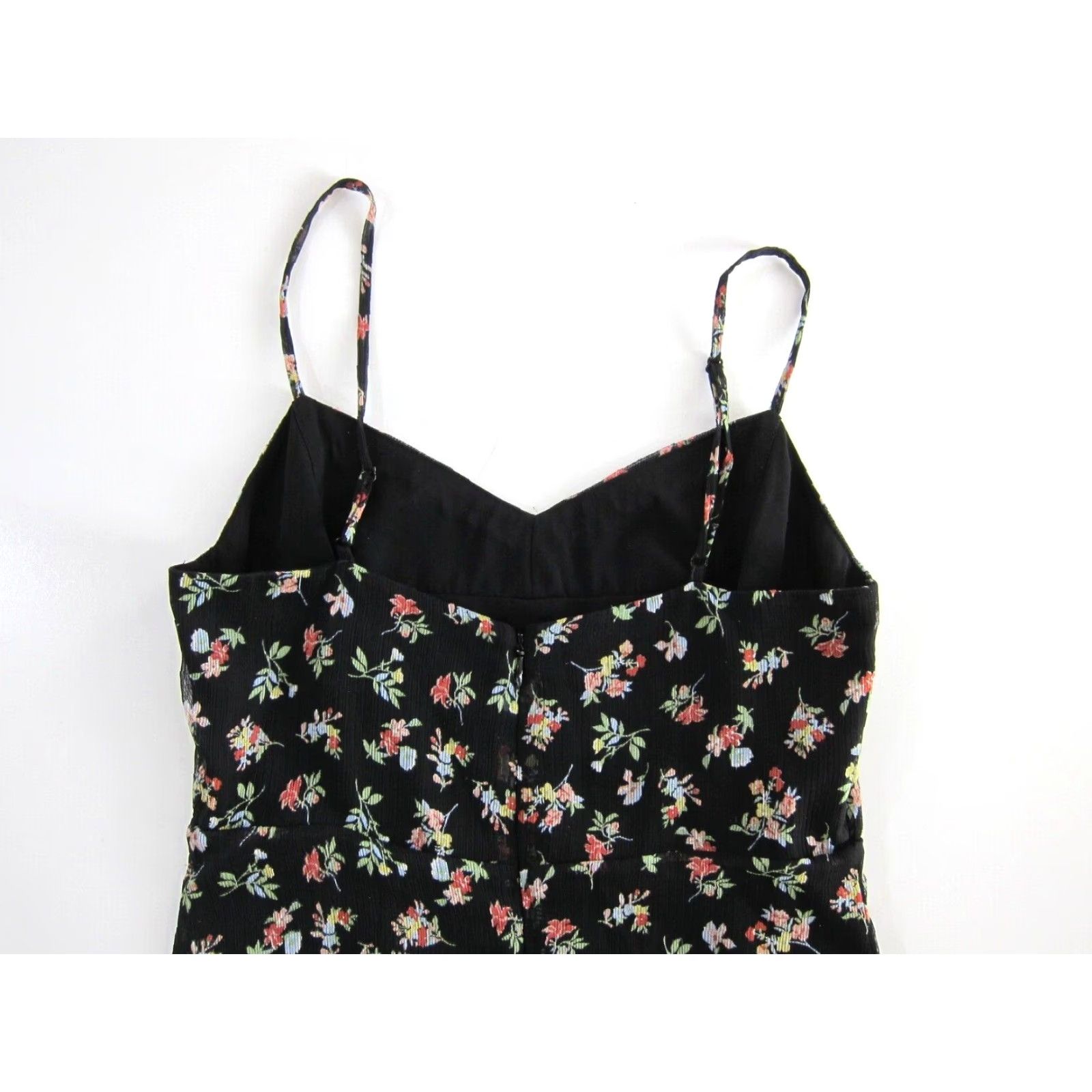 Bailey 44 Bailey 44 Black Floral Maxi Dress 4 Sleeveless Spaghetti Strap Long Sun Dress Women Vintage? Size S / US 4 / IT 40 - 5 Thumbnail