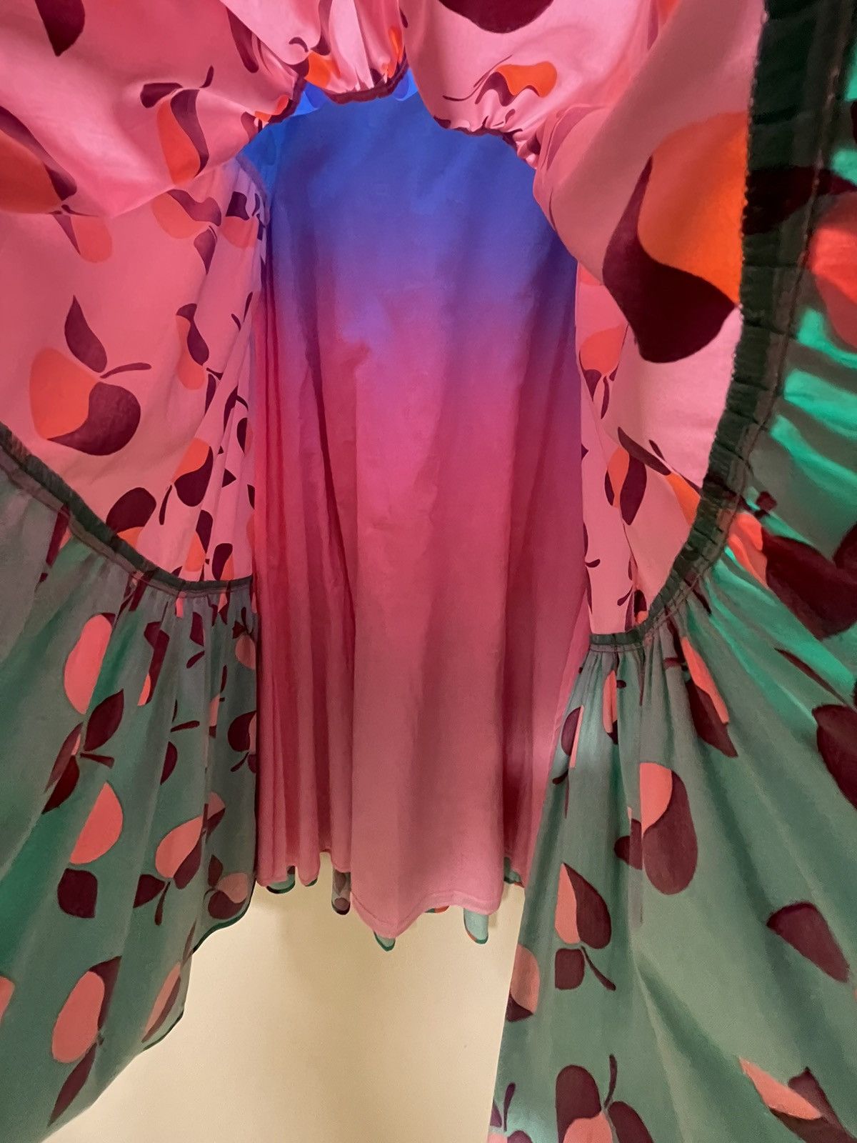 Kate Spade Kate Spade Colorblock Apple A-Line Lined Maxi Skirt Size 4 Size 27" / US 4 / IT 40 - 9 Thumbnail