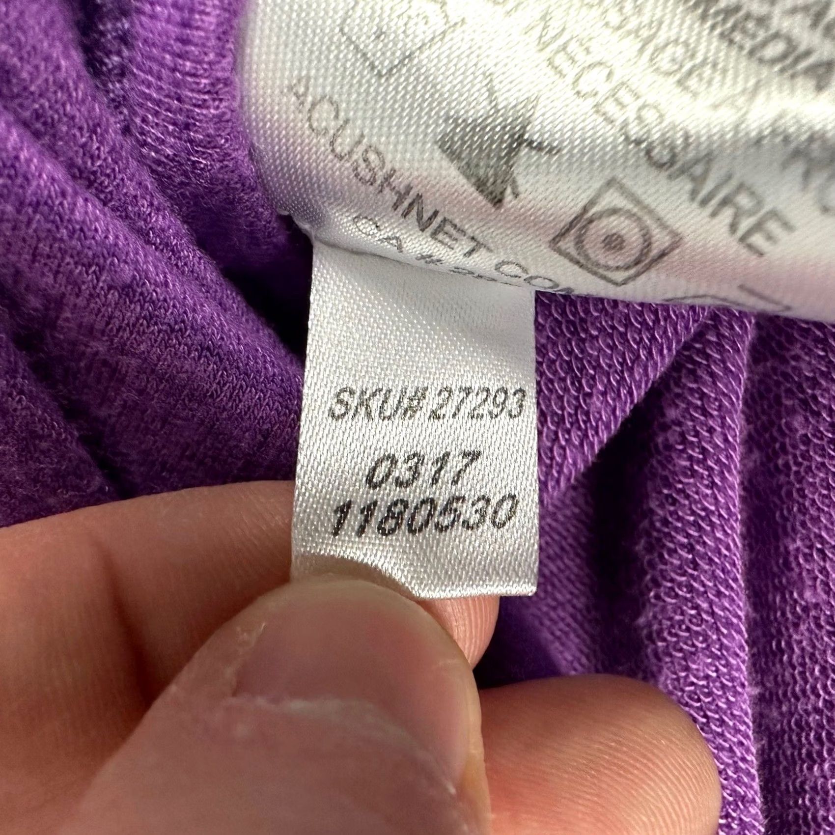 Footjoy FootJoy Hoodie Sweatshirt Women XL Purple French Terry Pullover Cowl Neck Pocket Colorblock Golf Activewear Casual 90s? Size XL / US 12-14 / IT 48-50 - 6 Thumbnail